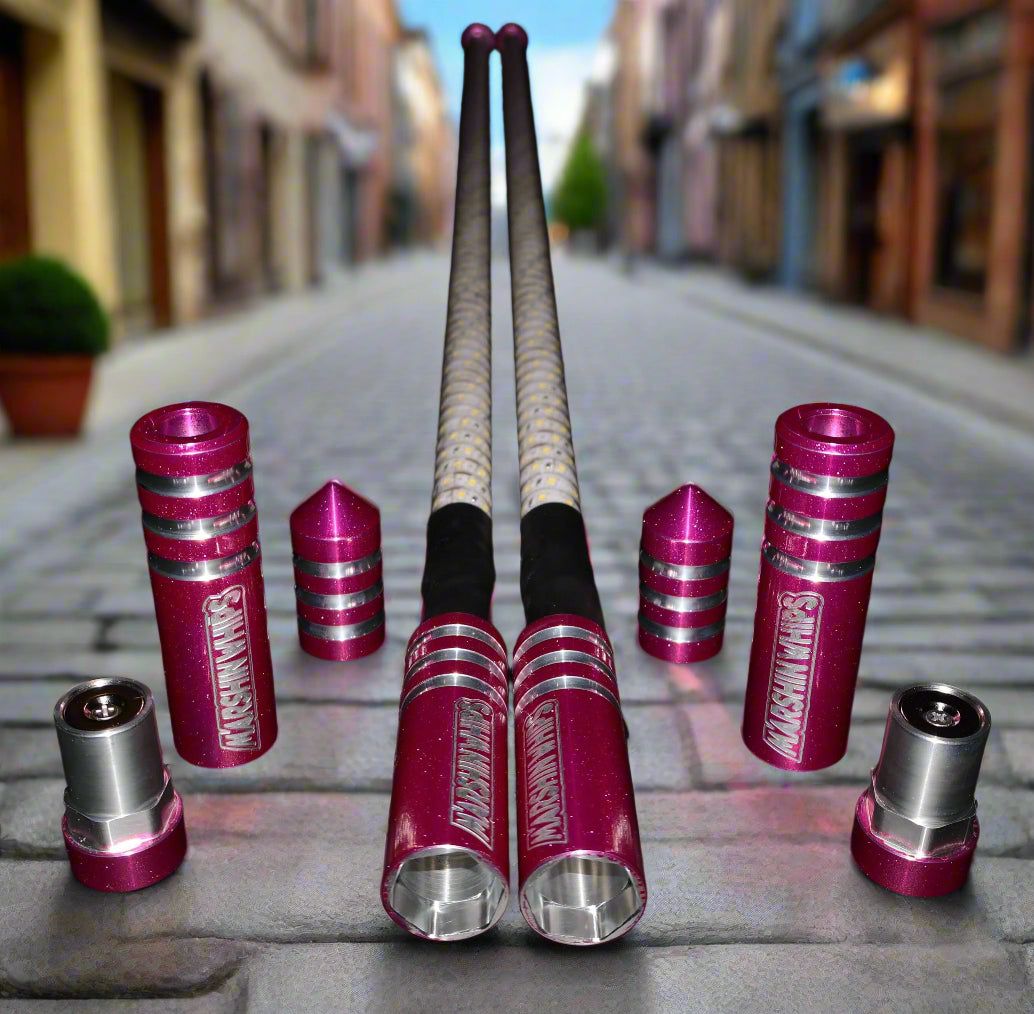 Game Changer Malibu Barbie set of customizable pink lighted offroad whips and accessories