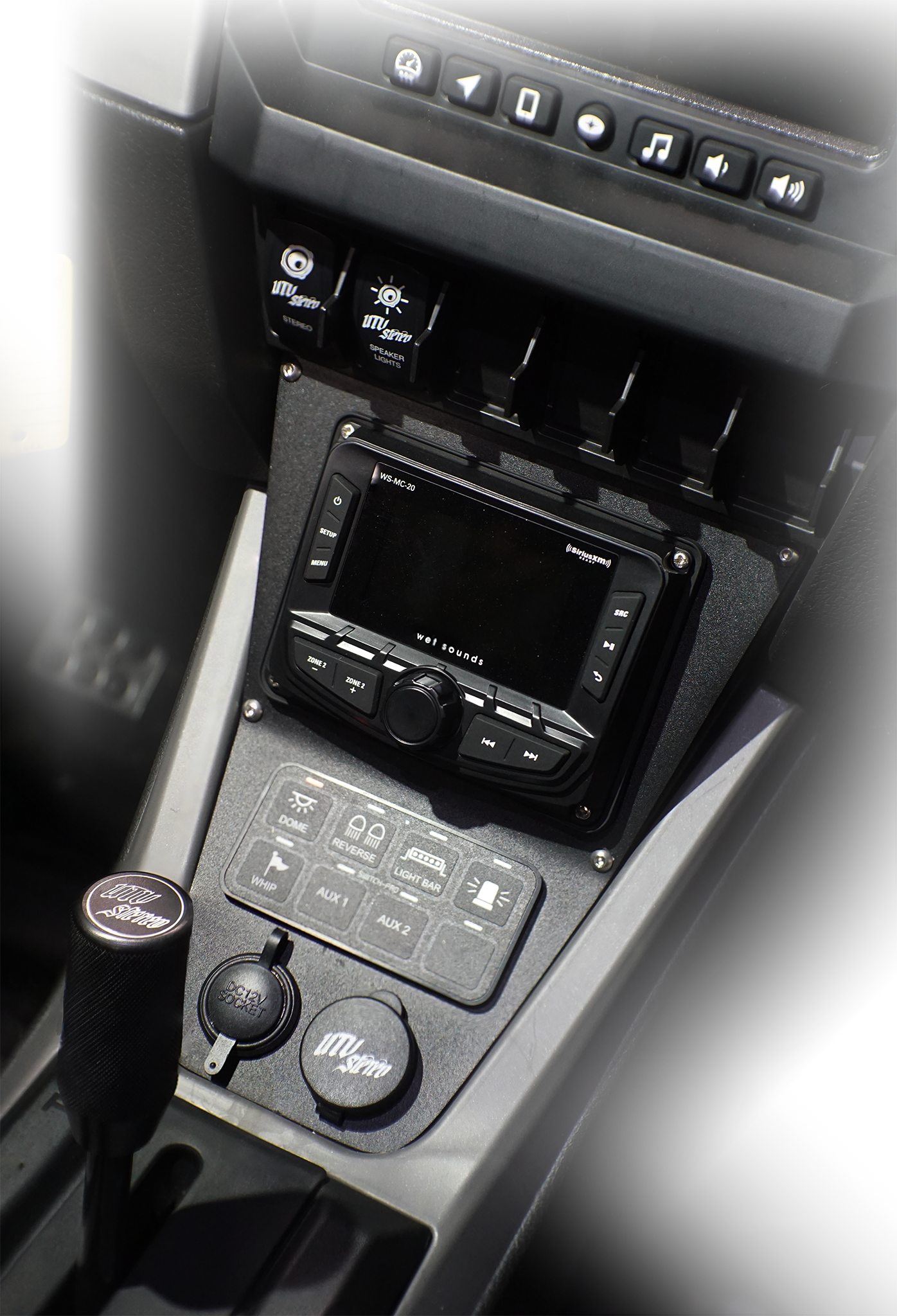 RZR® Pro Series Head Unit Mount | UTVS-PRO-HUMT - Custom Fit & Durable