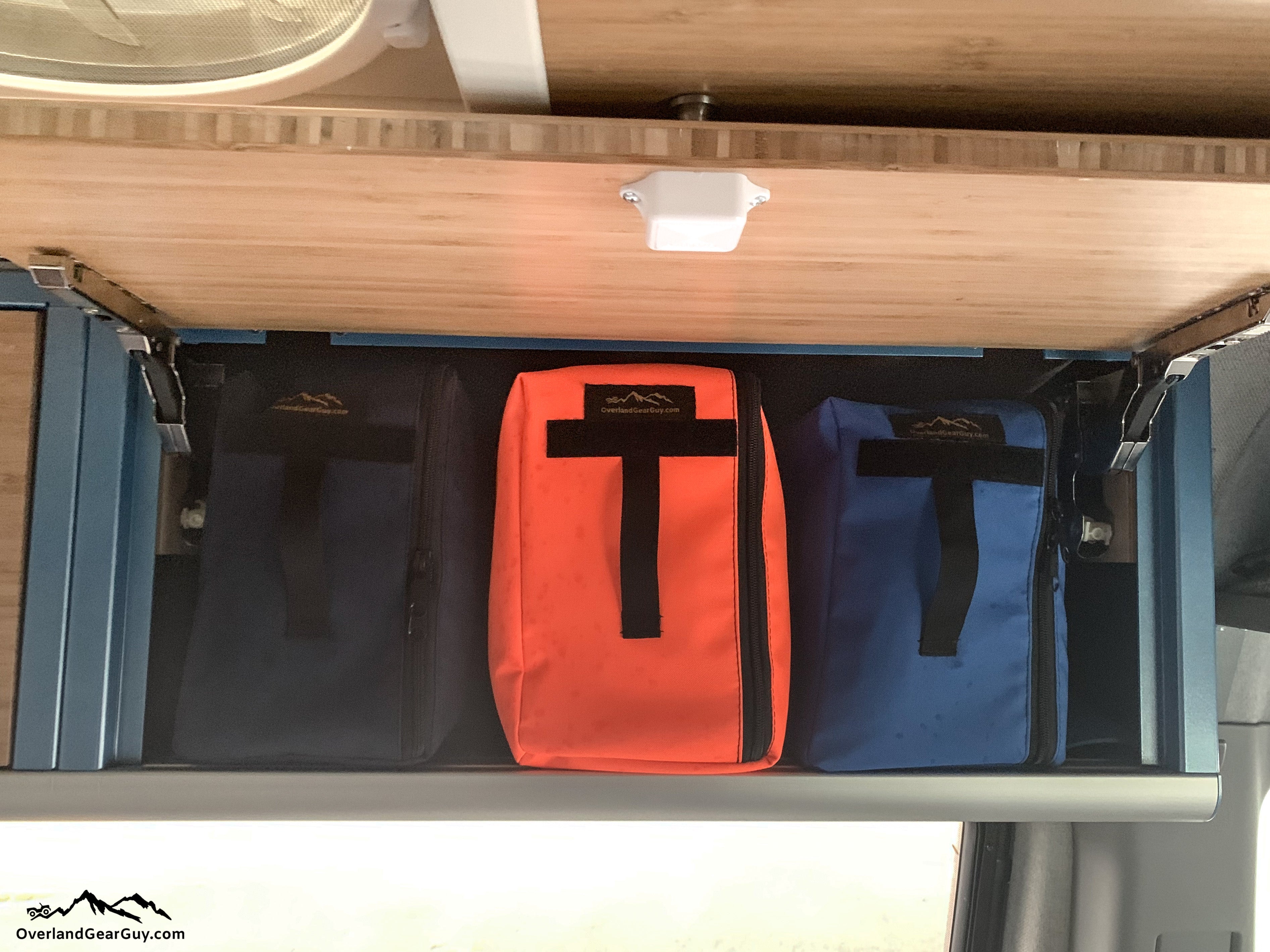 Van Overhead Storage Locker Divider Bags