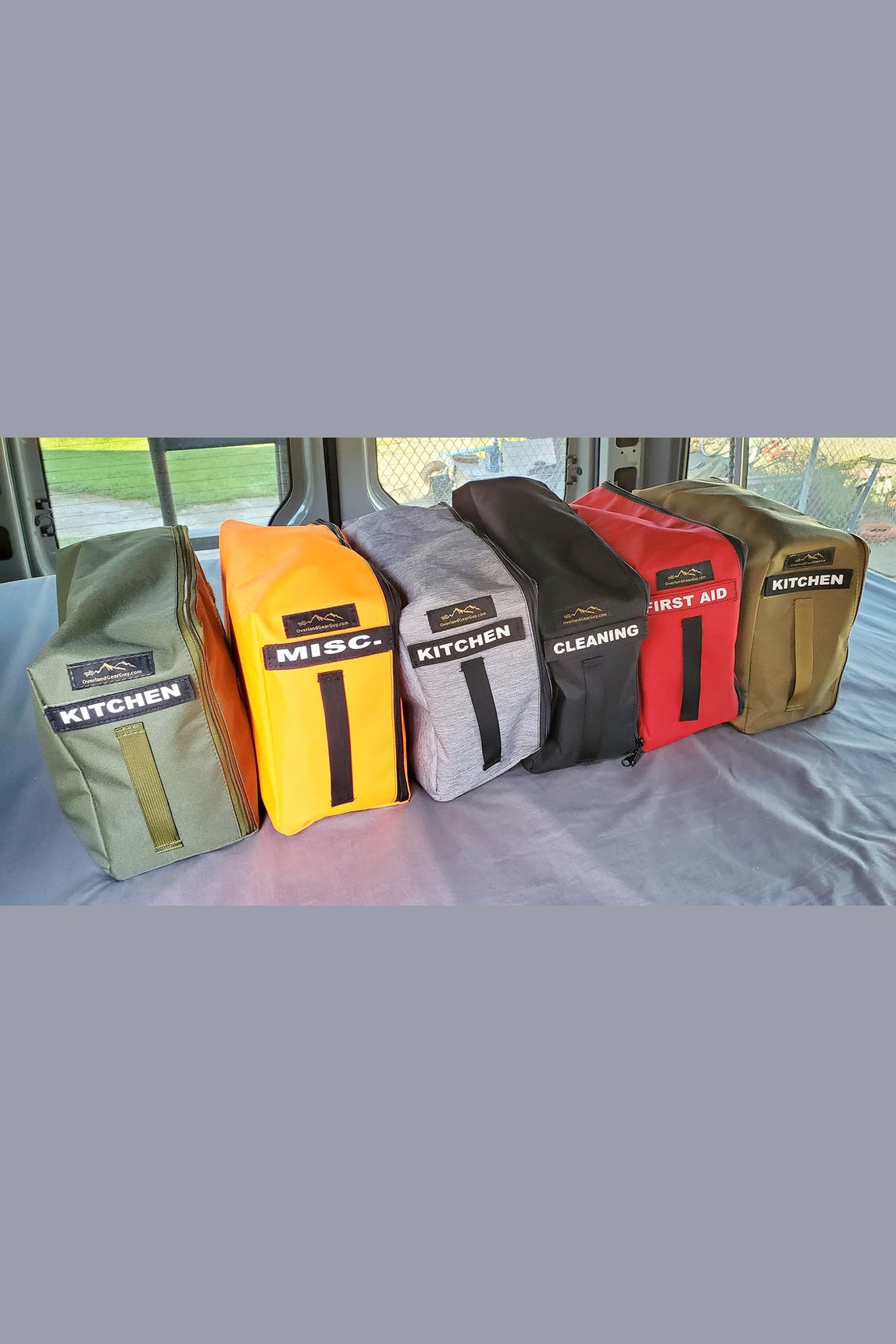 Van Overhead Storage Locker Divider Bags