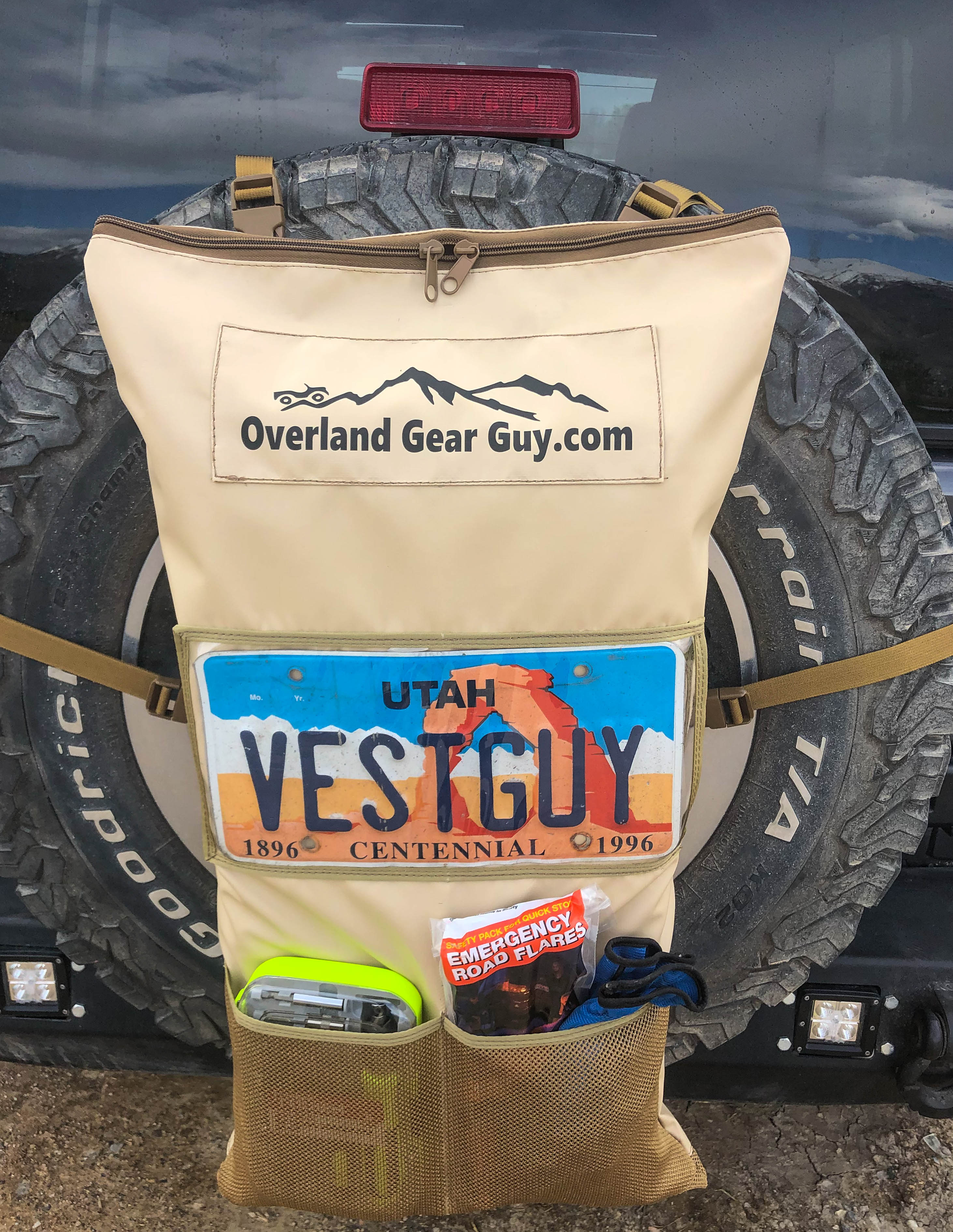 Pack It Out Bag II - With Lic Plate Holder