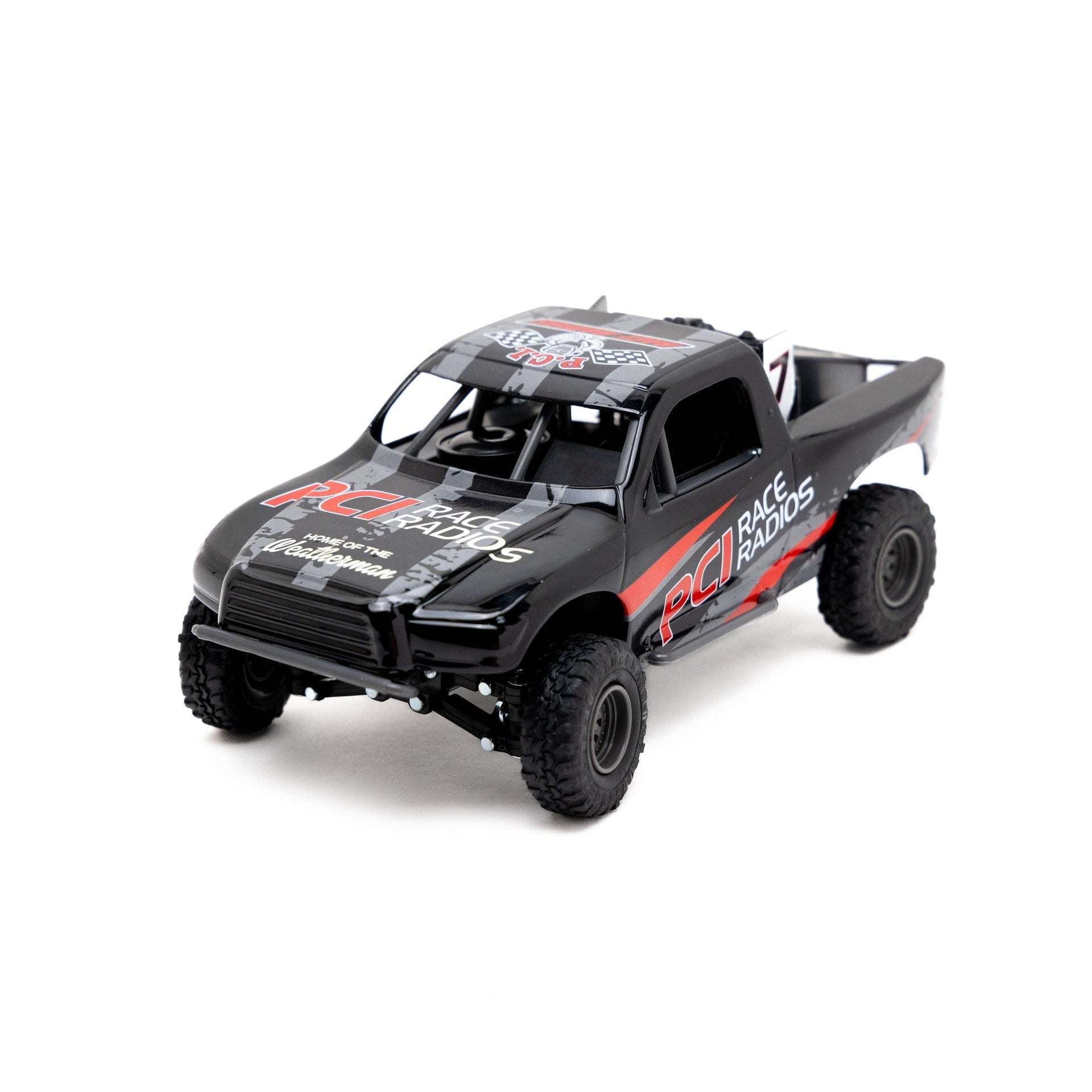1:24 scale PCI Baja Race Truck toy with realistic design and PCI Race Radios branding