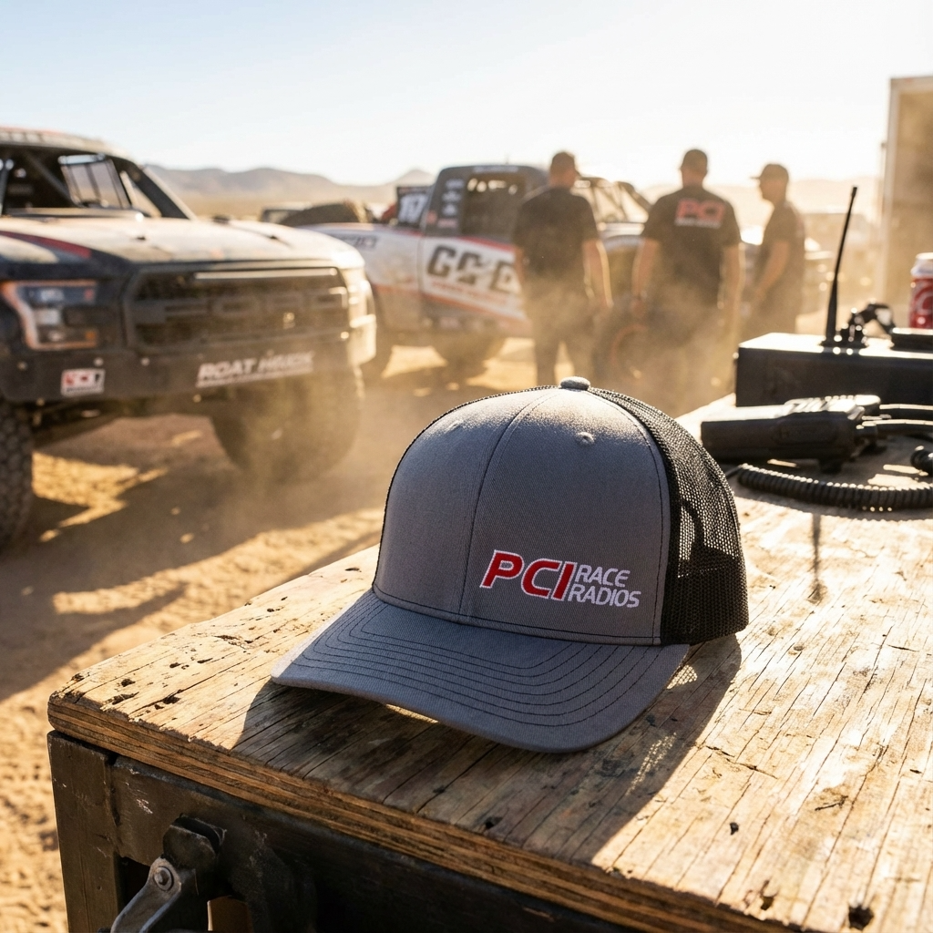 PCI Youth Trucker Hat | Heather Gray and Black Youth Hat