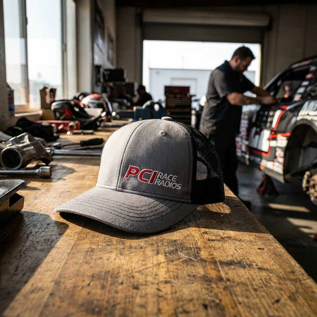 PCI Youth Trucker Hat | Heather Gray and Black Youth Hat