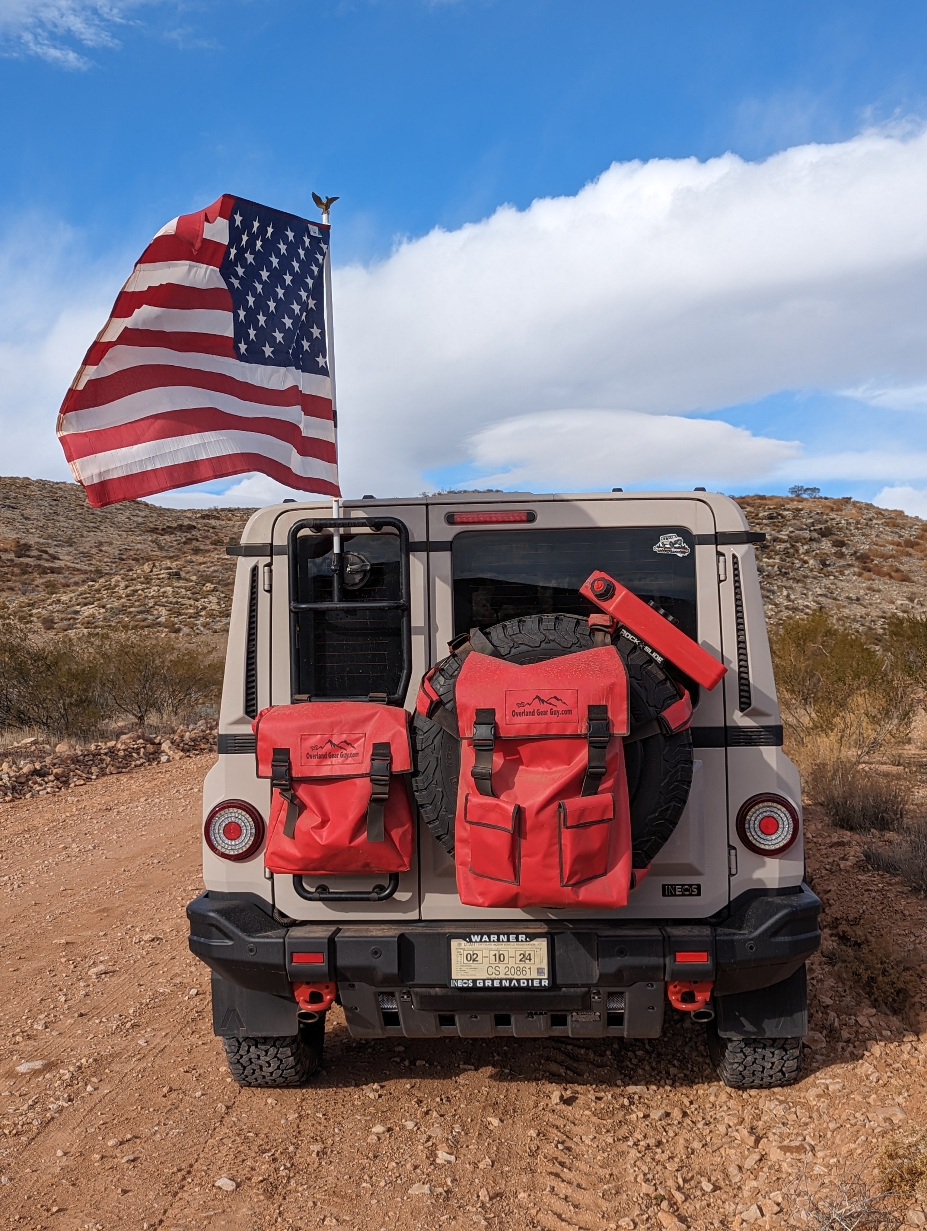 INEOS Grenadier Adventure Gear Bag Ladder