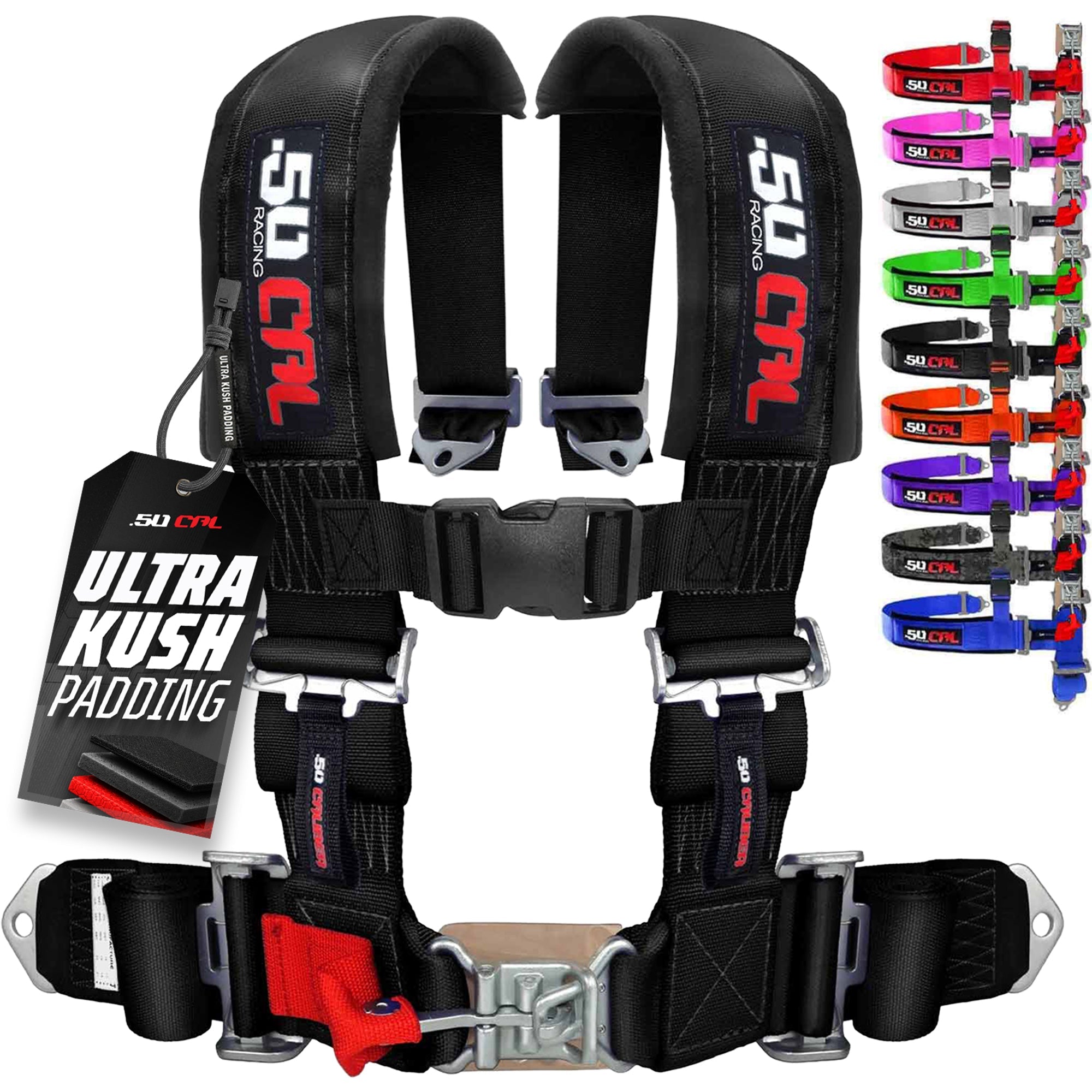 Pro Series 2" 4 point Latch Harness 50 Caliber Racing Harness
