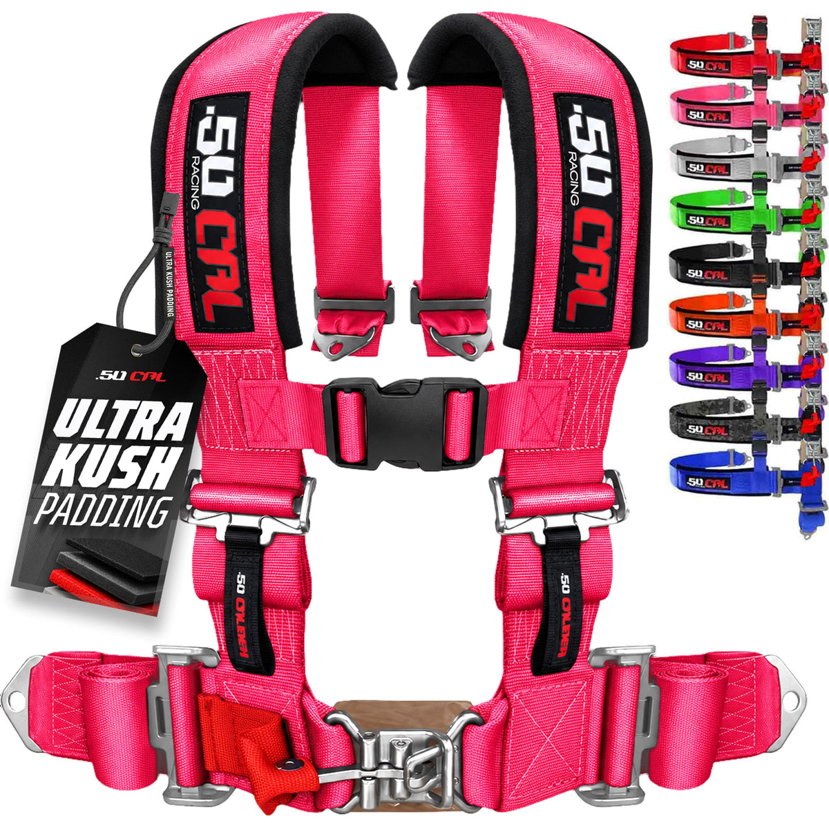 Pro Series 3" 4 point Harness Seat Belt 50 Caliber Racing