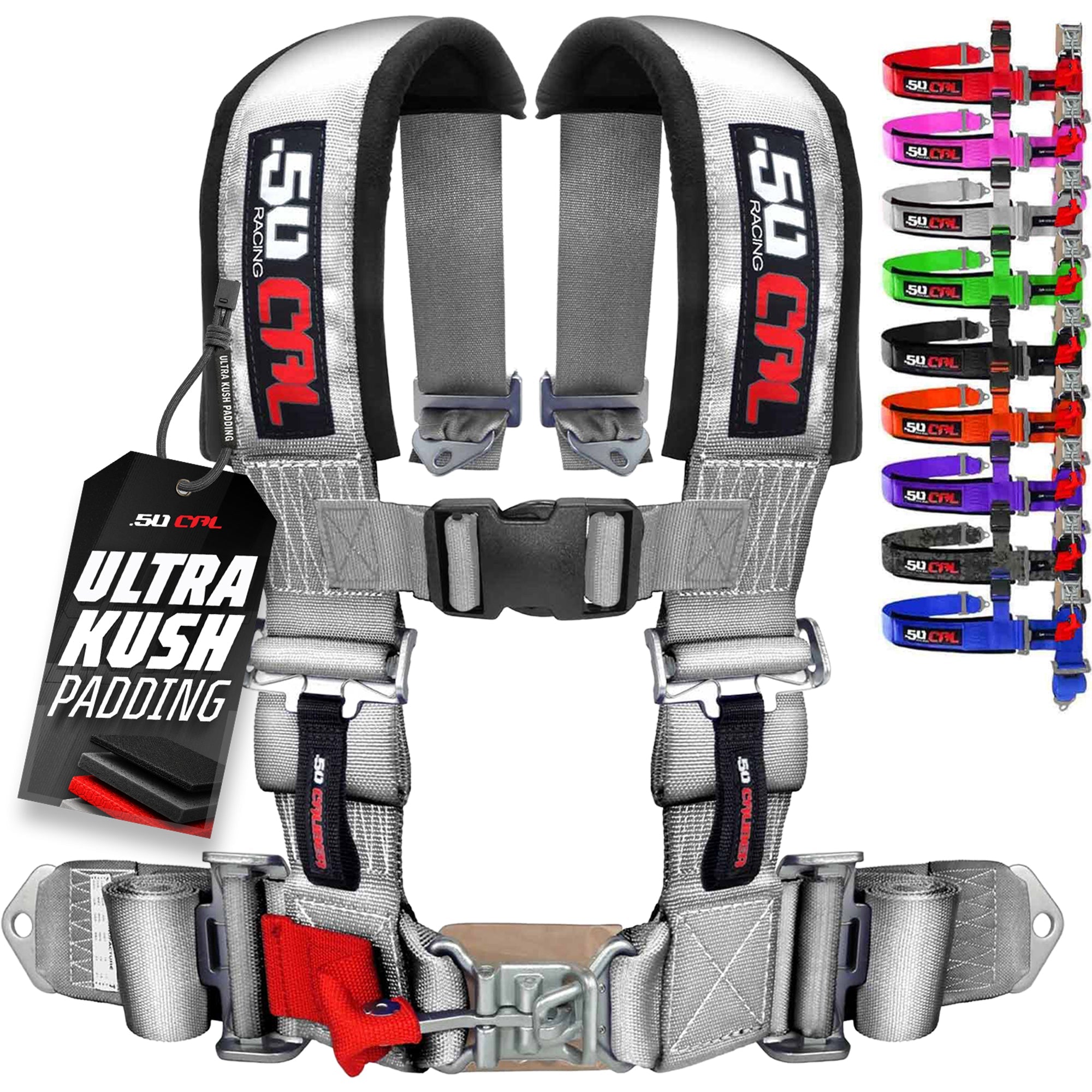 Pro Series 3" 4 point Latch Harness 50 Caliber Racing