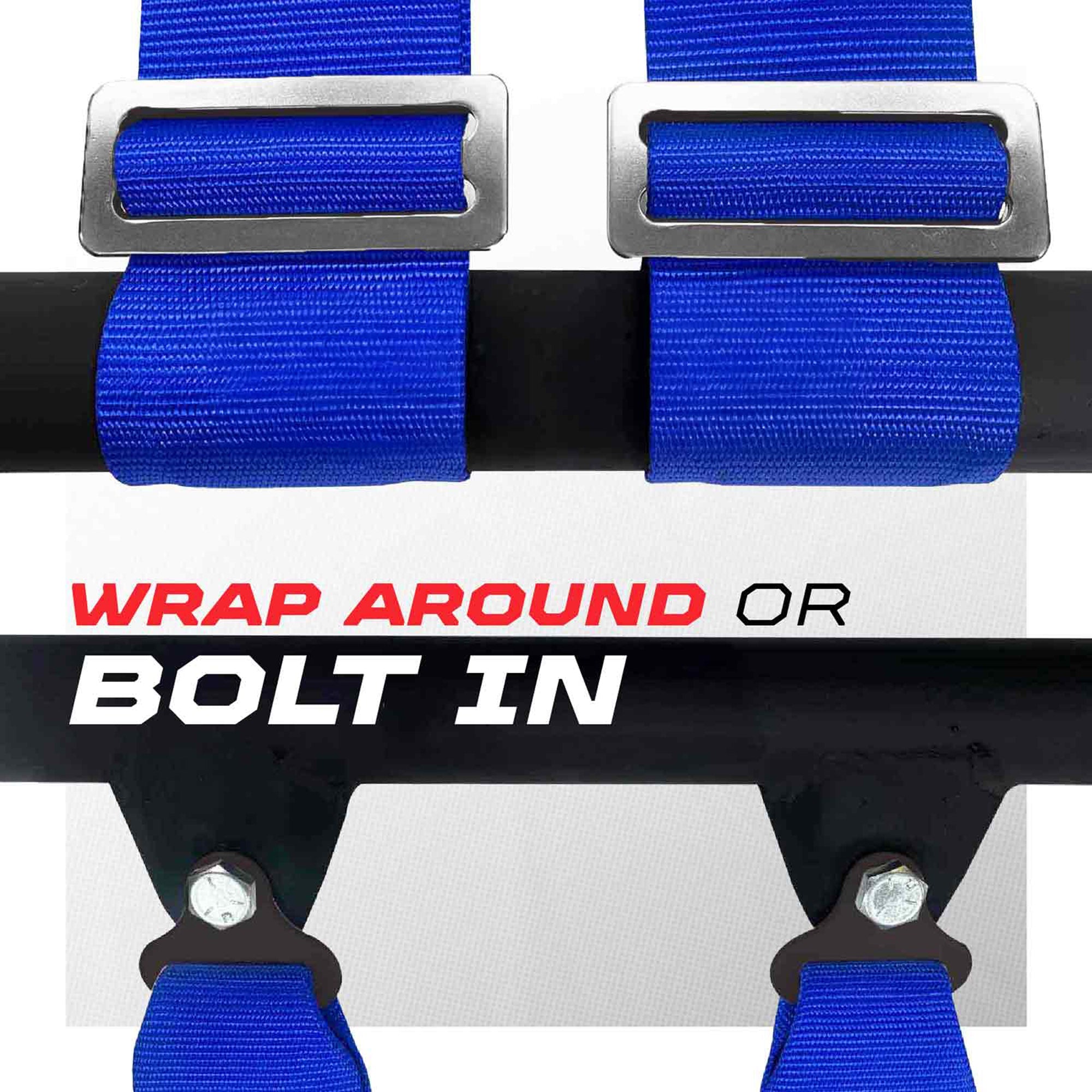 Pro Series 2" 4 point Latch Harness 50 Caliber Racing Harness