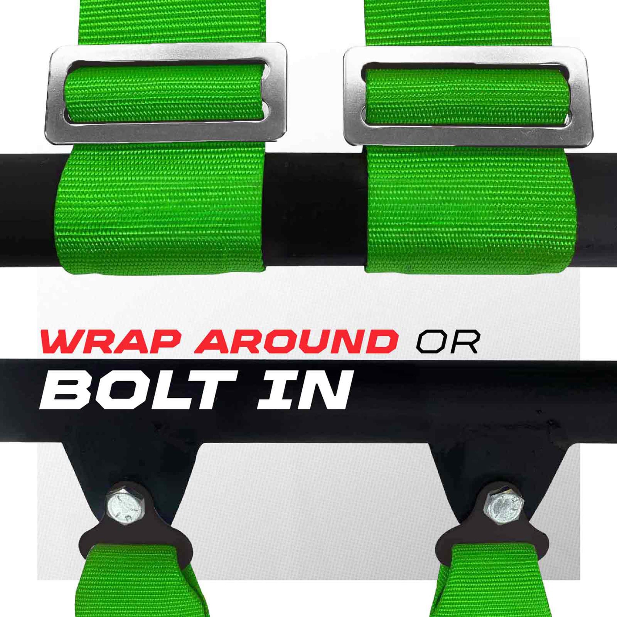 Pro Series 3" 4 point Latch Harness 50 Caliber Racing