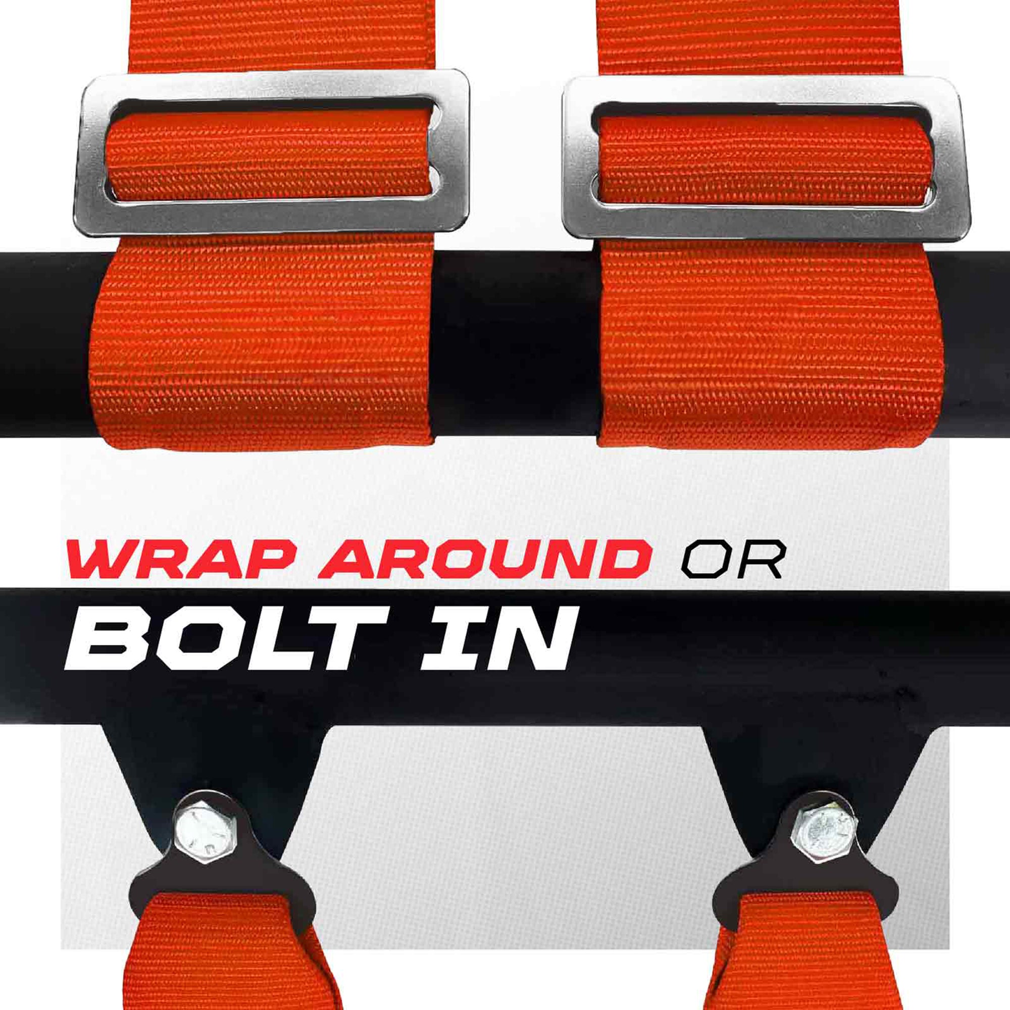 Pro Series 2" 4 point Latch Harness 50 Caliber Racing Harness