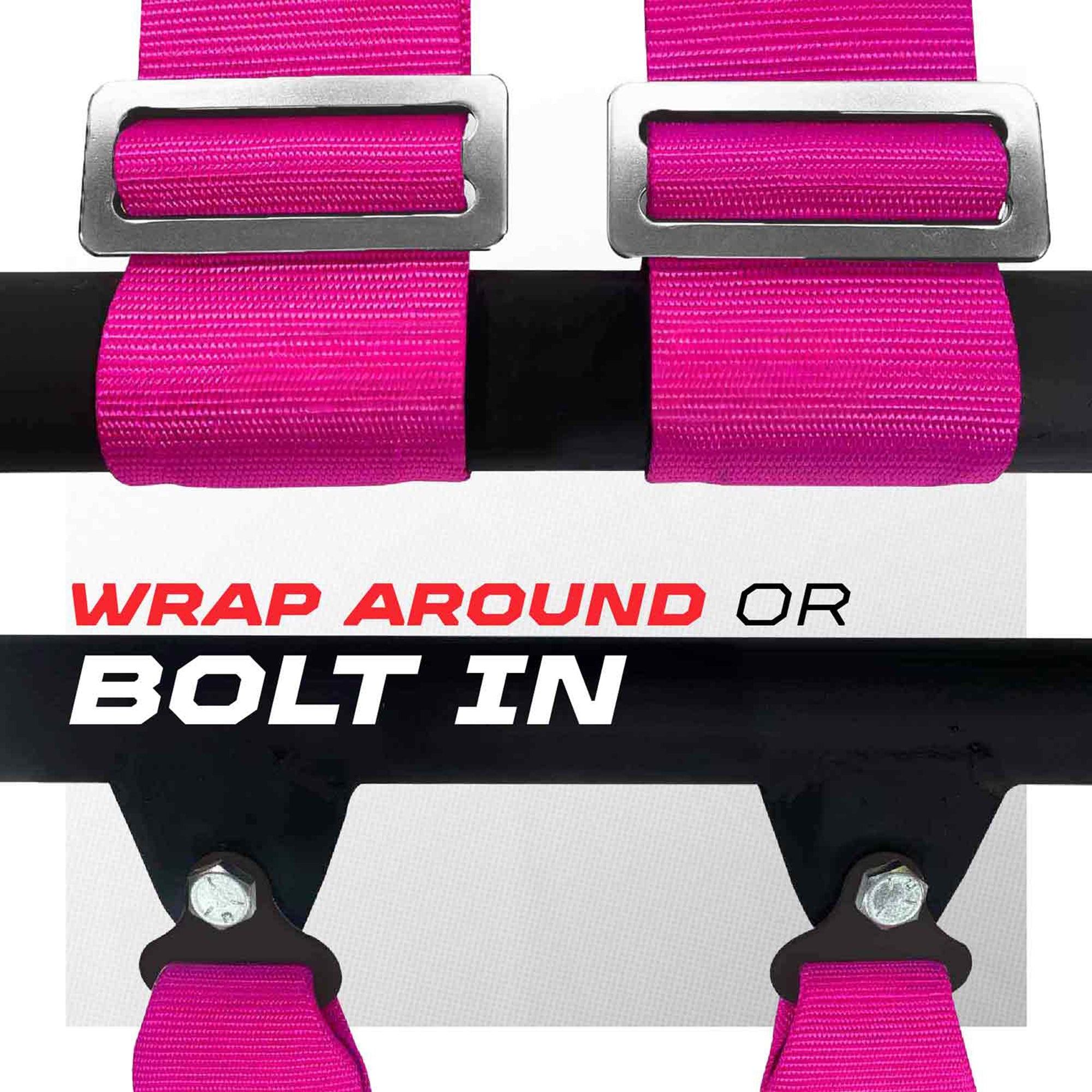 2" 5 Point Racing Harness – Pro Series Race Latch | 50 Caliber Racing