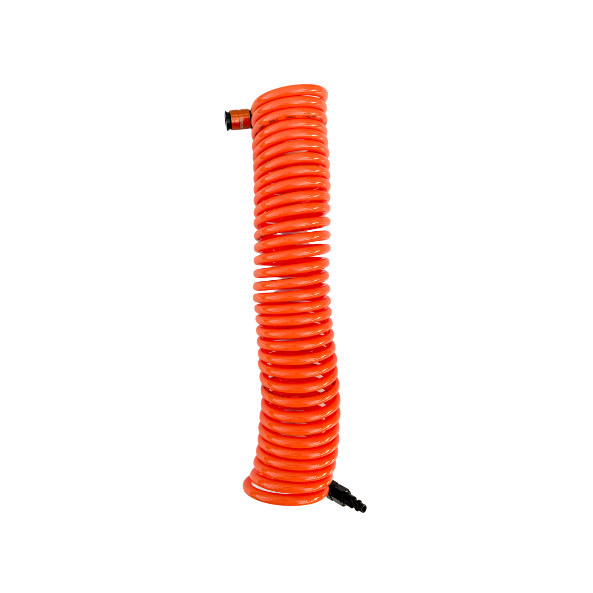 Recoil Extension 20 FT durable industrial air hose with male and female couplers rated up to 150 PSI