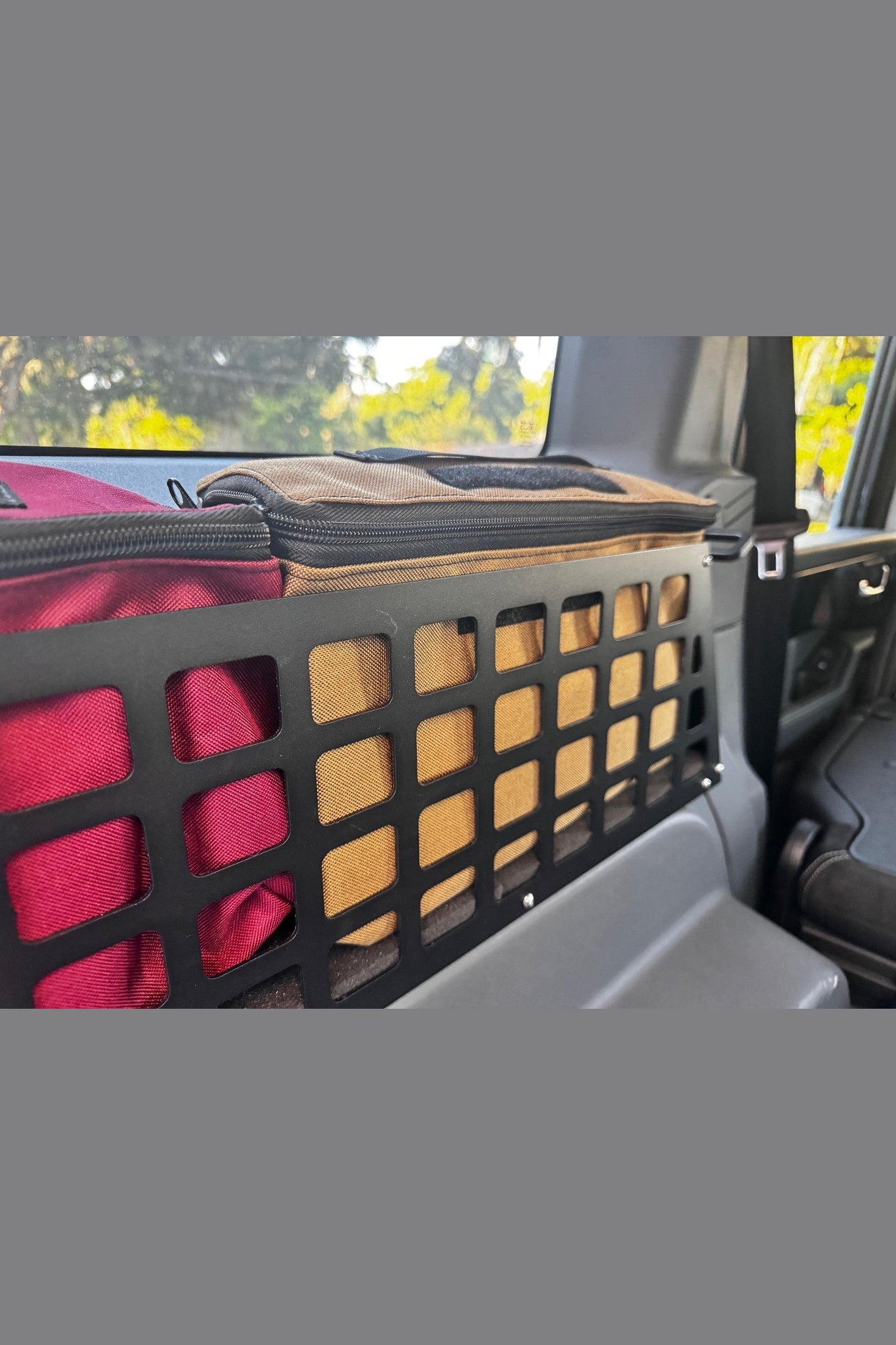 Premium Rear Loadspace Molle Storage Bin Bags Set for Car Organization