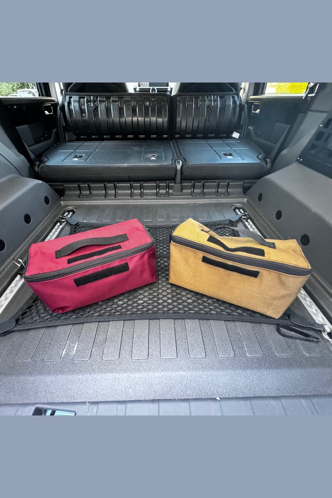 Premium Rear Loadspace Molle Storage Bin Bags Set for Car Organization