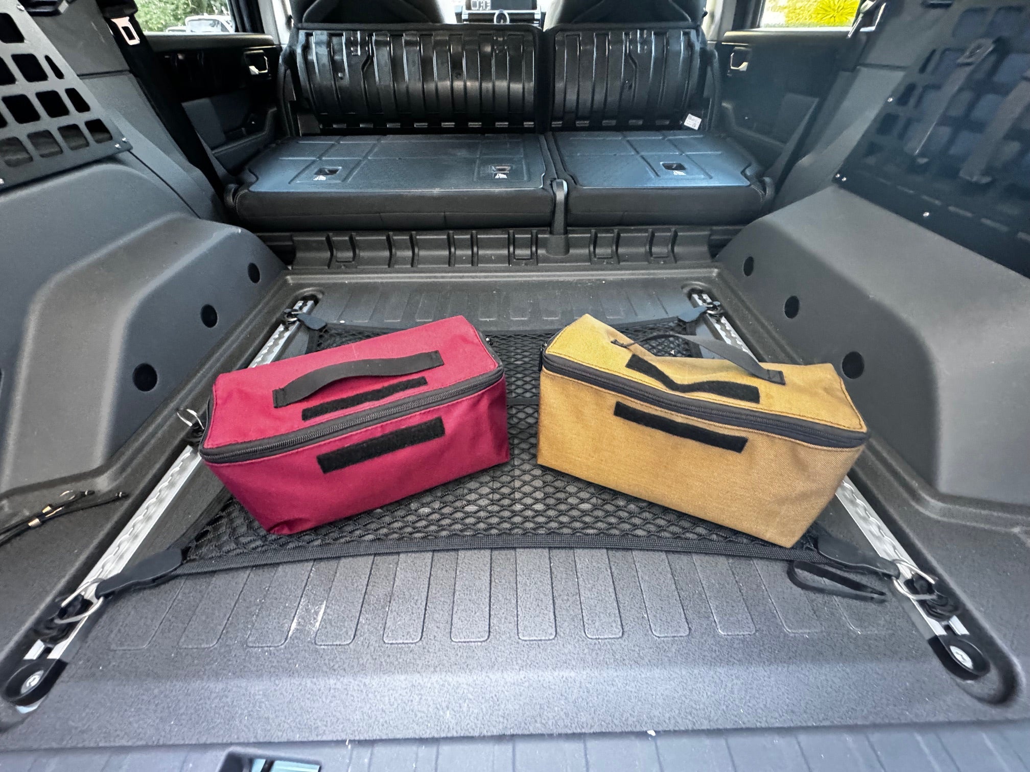 Premium Rear Loadspace Molle Storage Bin Bags Set for Car Organization