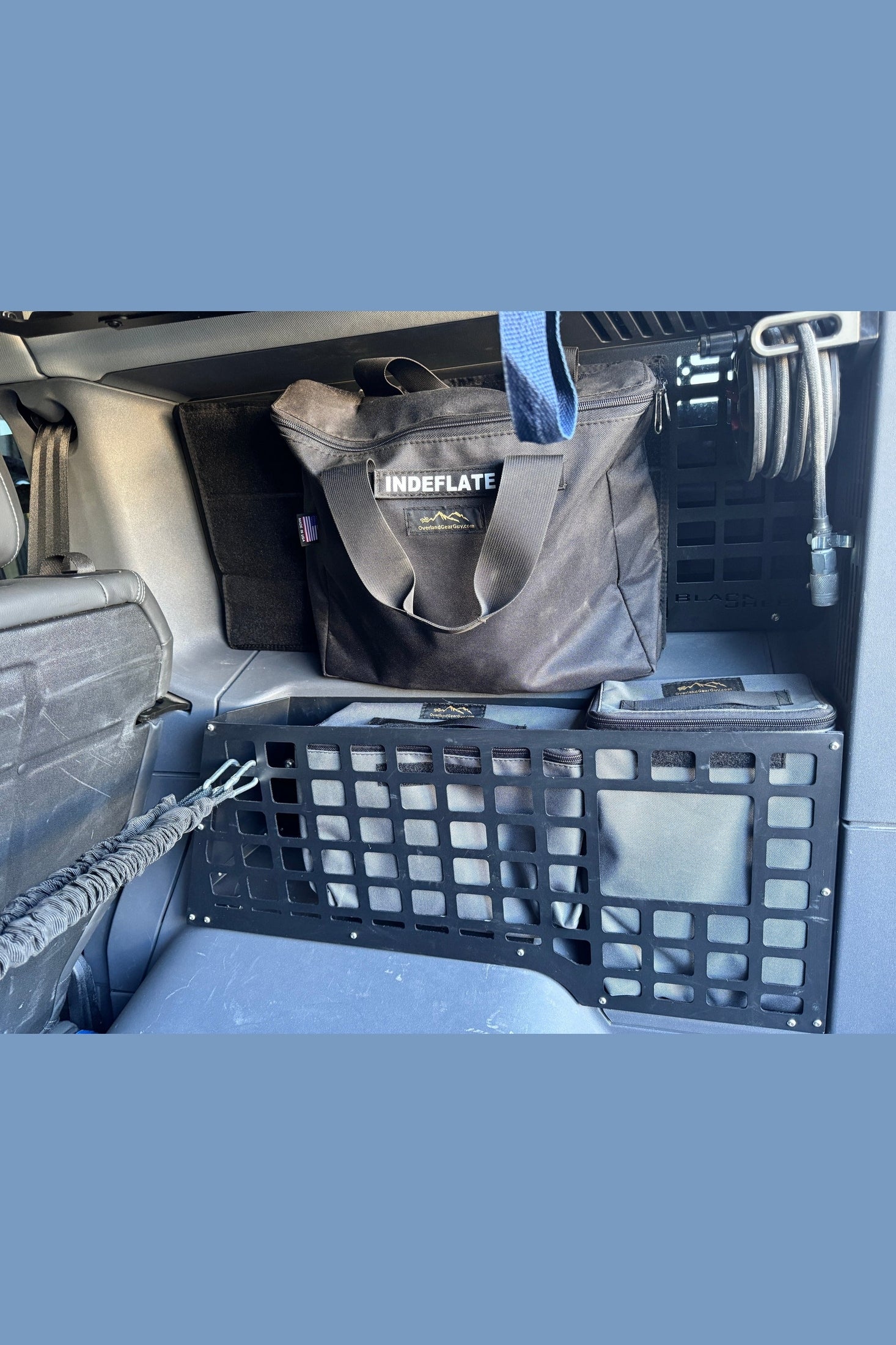 Premium Rear Loadspace Molle Storage Bin Bags Set for Car Organization