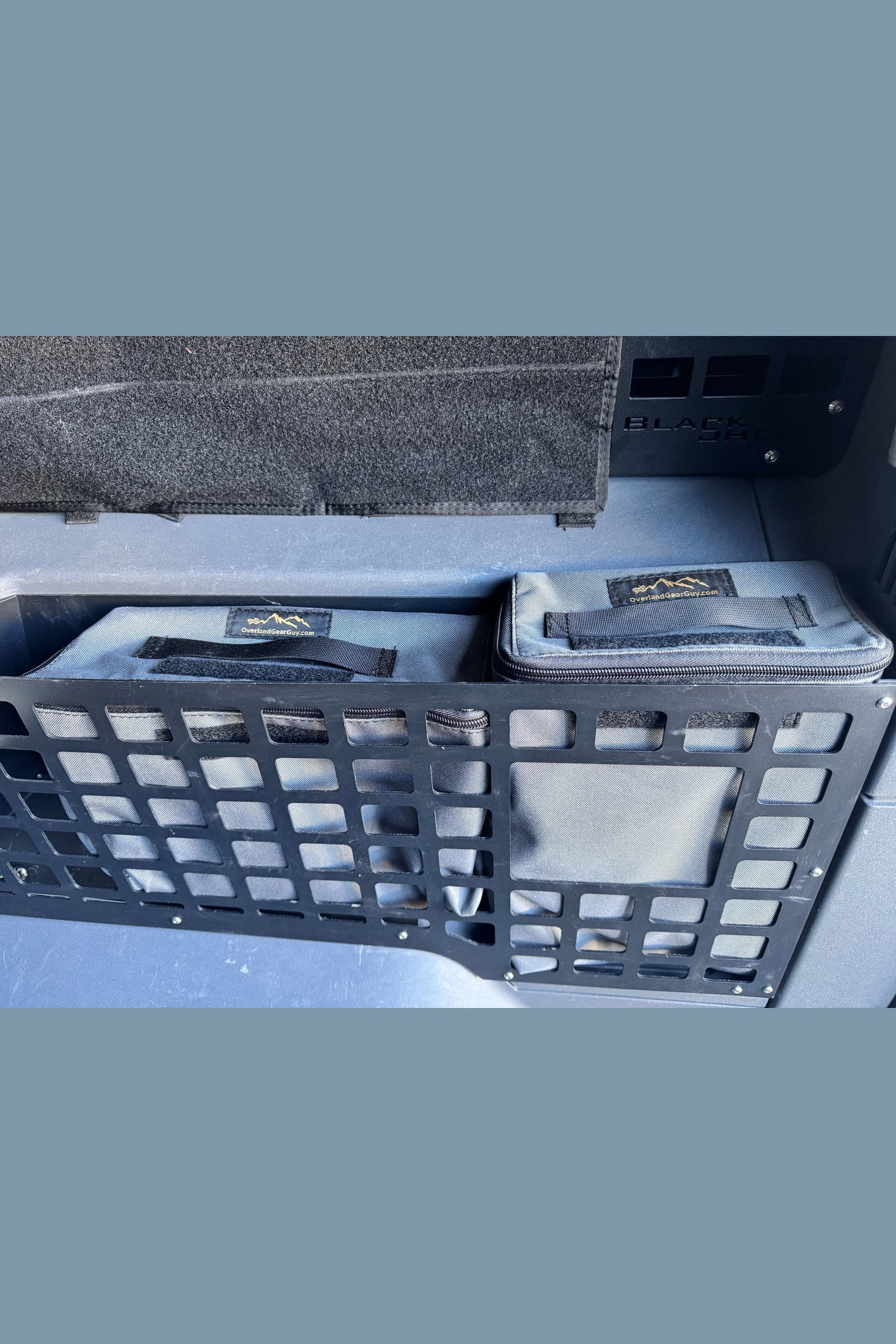 Premium Rear Loadspace Molle Storage Bin Bags Set for Car Organization