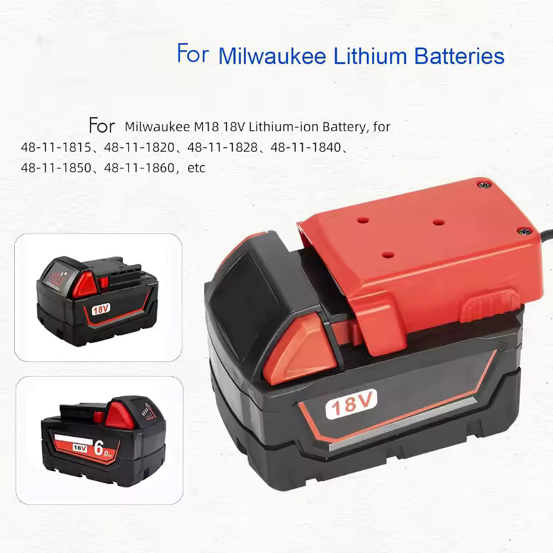 Milwaukee M18 Battery Adapter for Starlink Mini