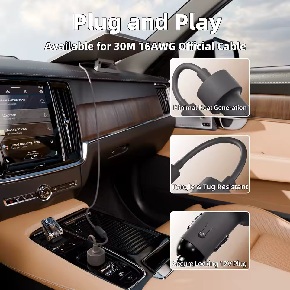 Starlink Mini 12V Car Charger Adapter – Reliable Power On the Go