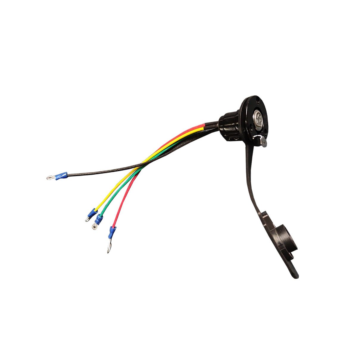 Control box socket for Samurai models with multiple colored wires and protective cover