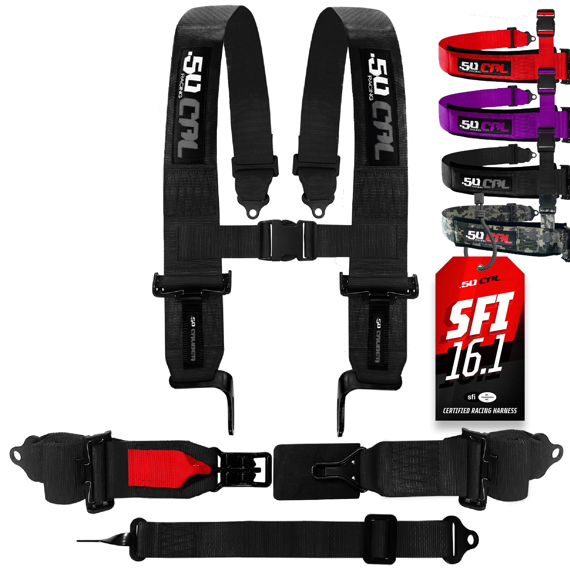 SFI Approved 2" and  3" 5 point Harness, Racing Harness