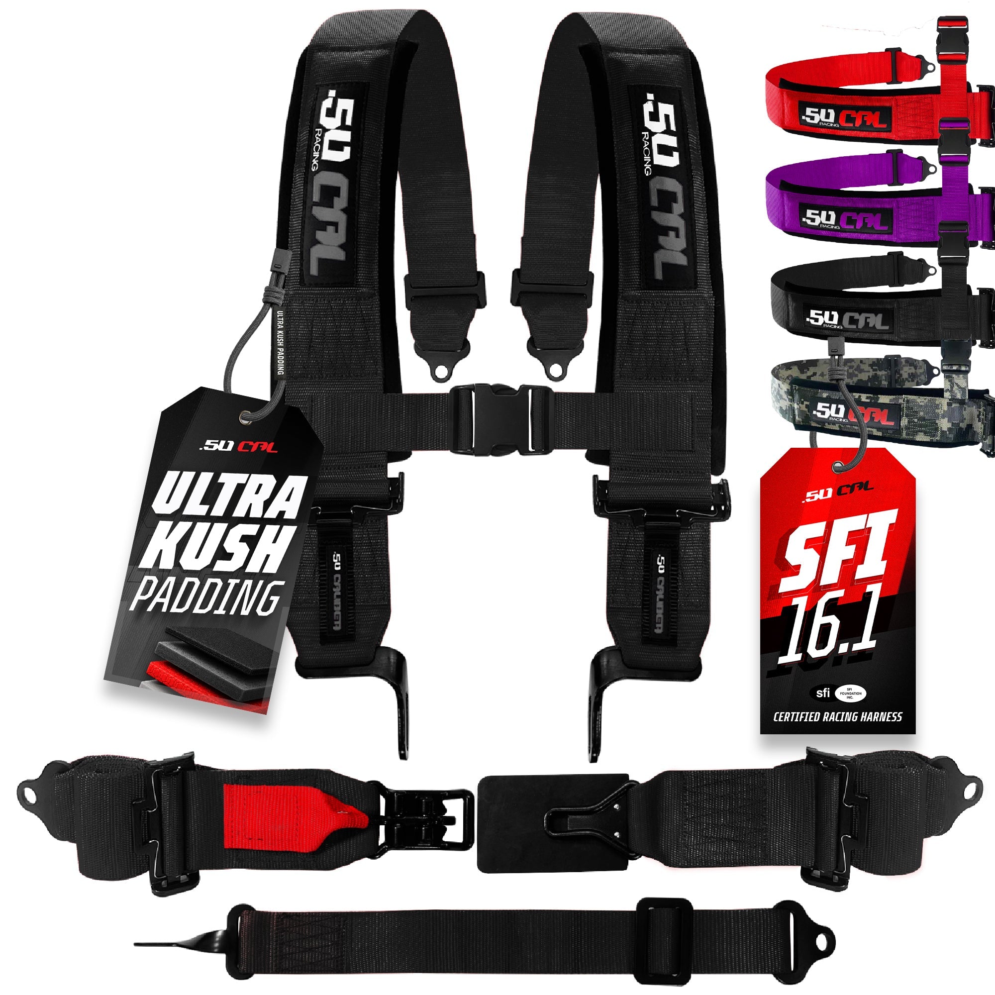 SFI Approved 2" and  3" 5 point Harness, Racing Harness