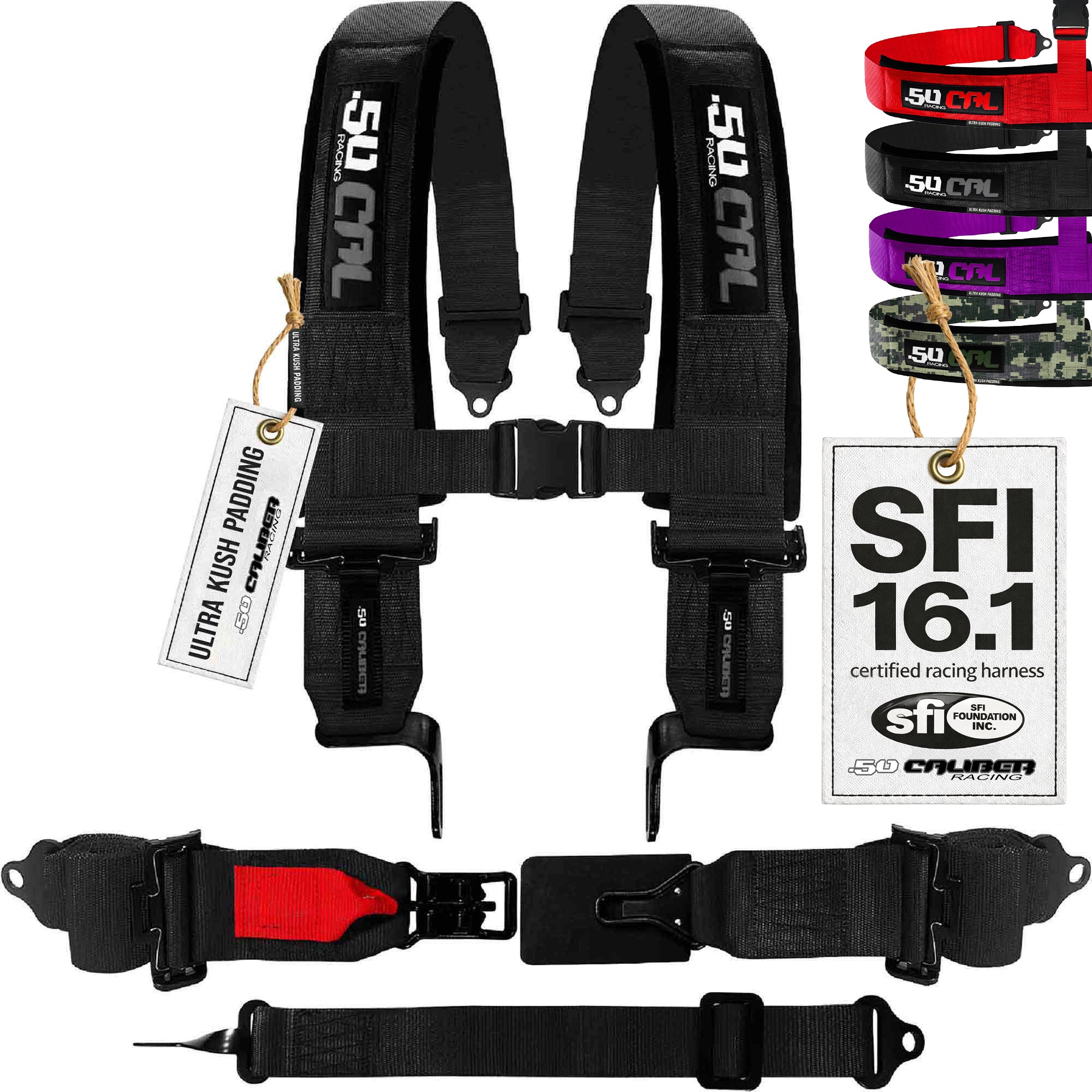 SFI Approved 2" and  3" 5 point Harness, Racing Harness