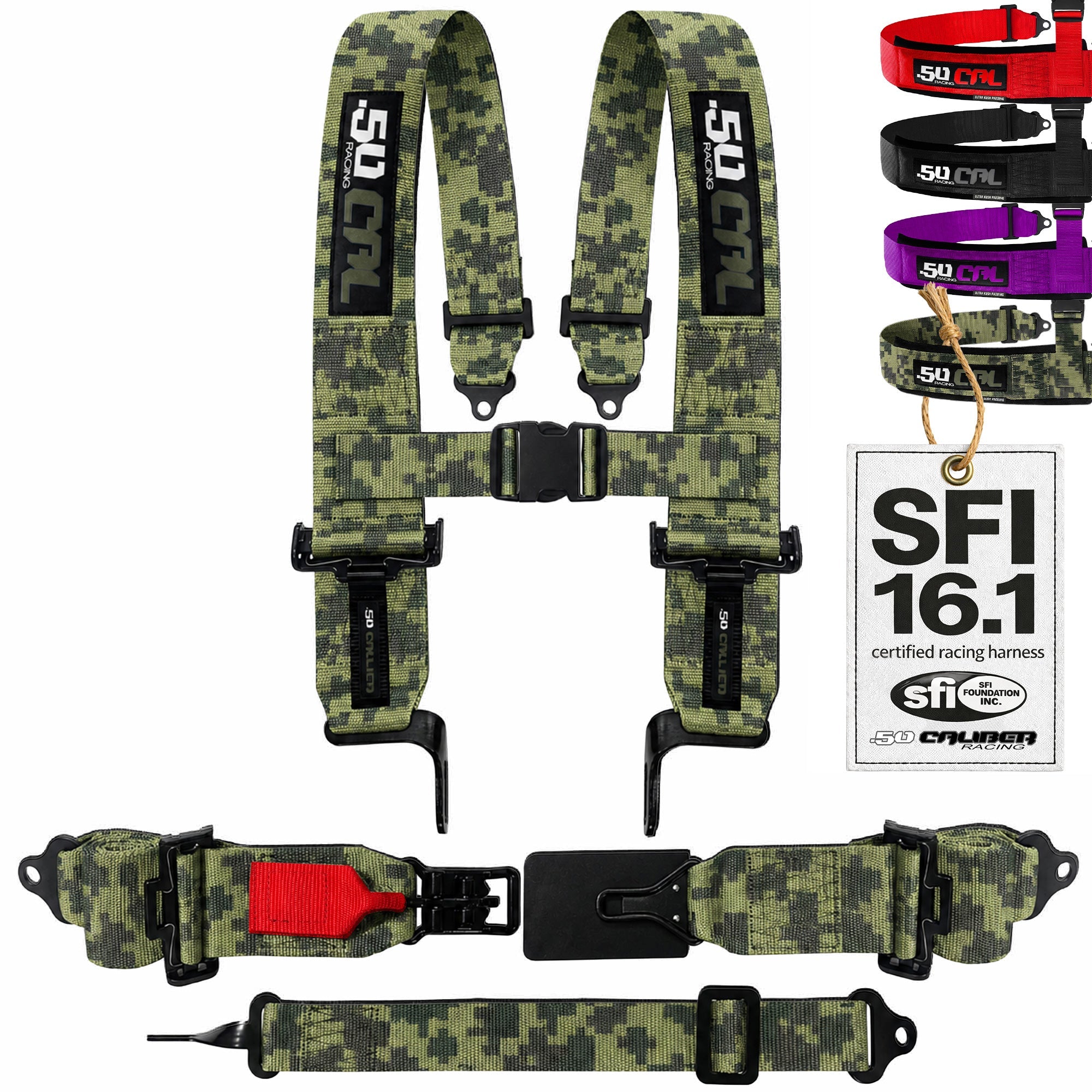SFI Approved 2" and  3" 5 point Harness, Racing Harness