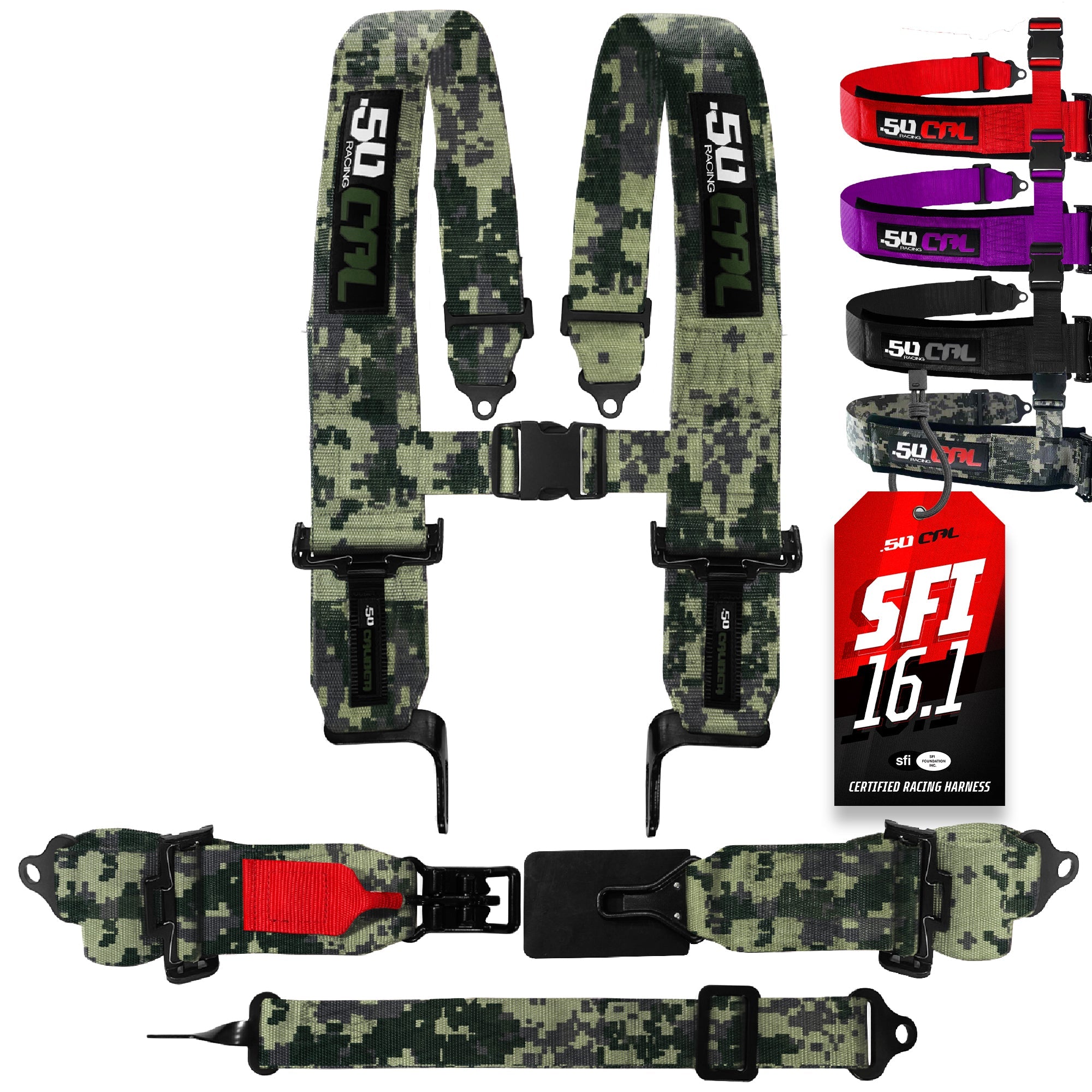 SFI Approved 2" and  3" 5 point Harness, Racing Harness