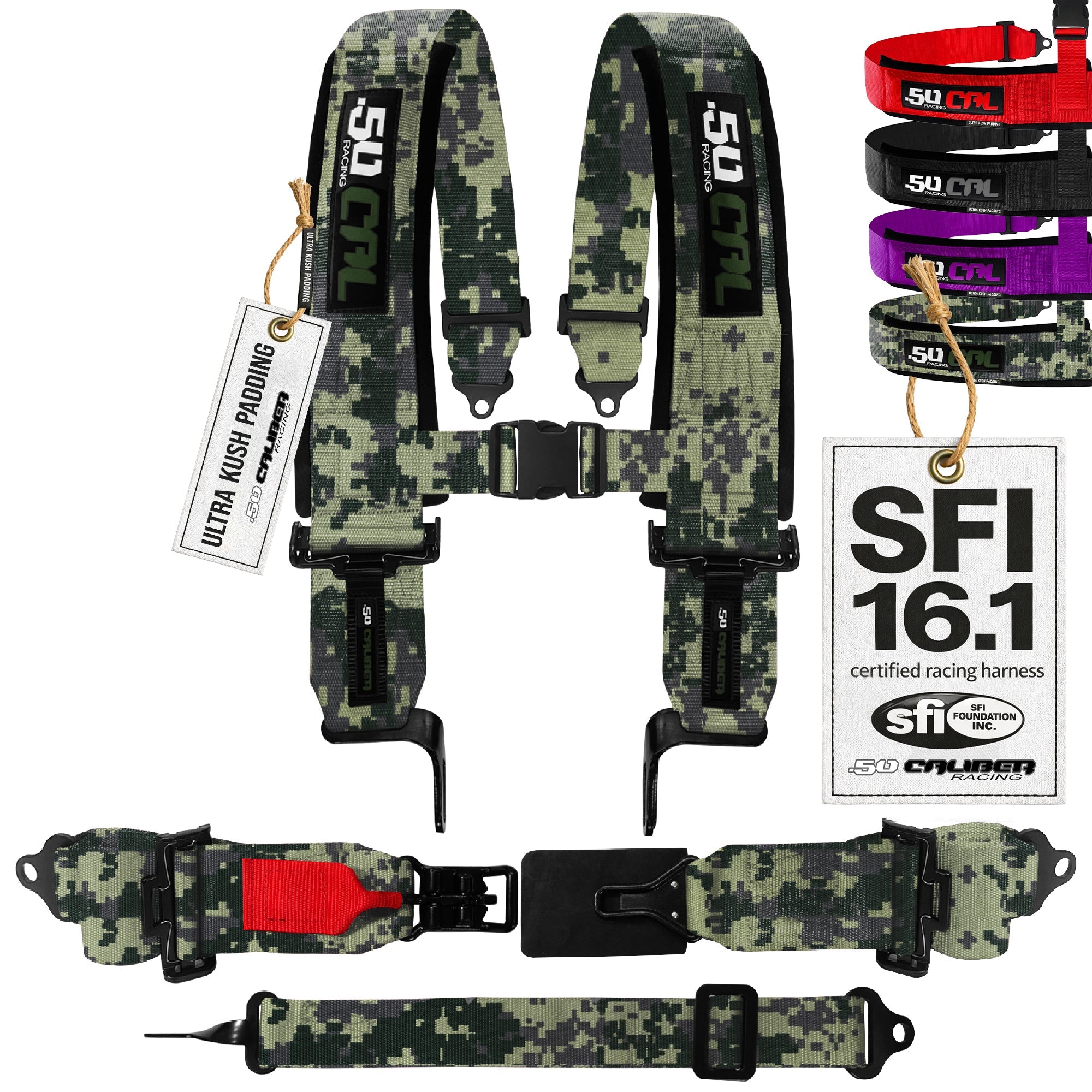 SFI Approved 2" and  3" 5 point Harness, Racing Harness