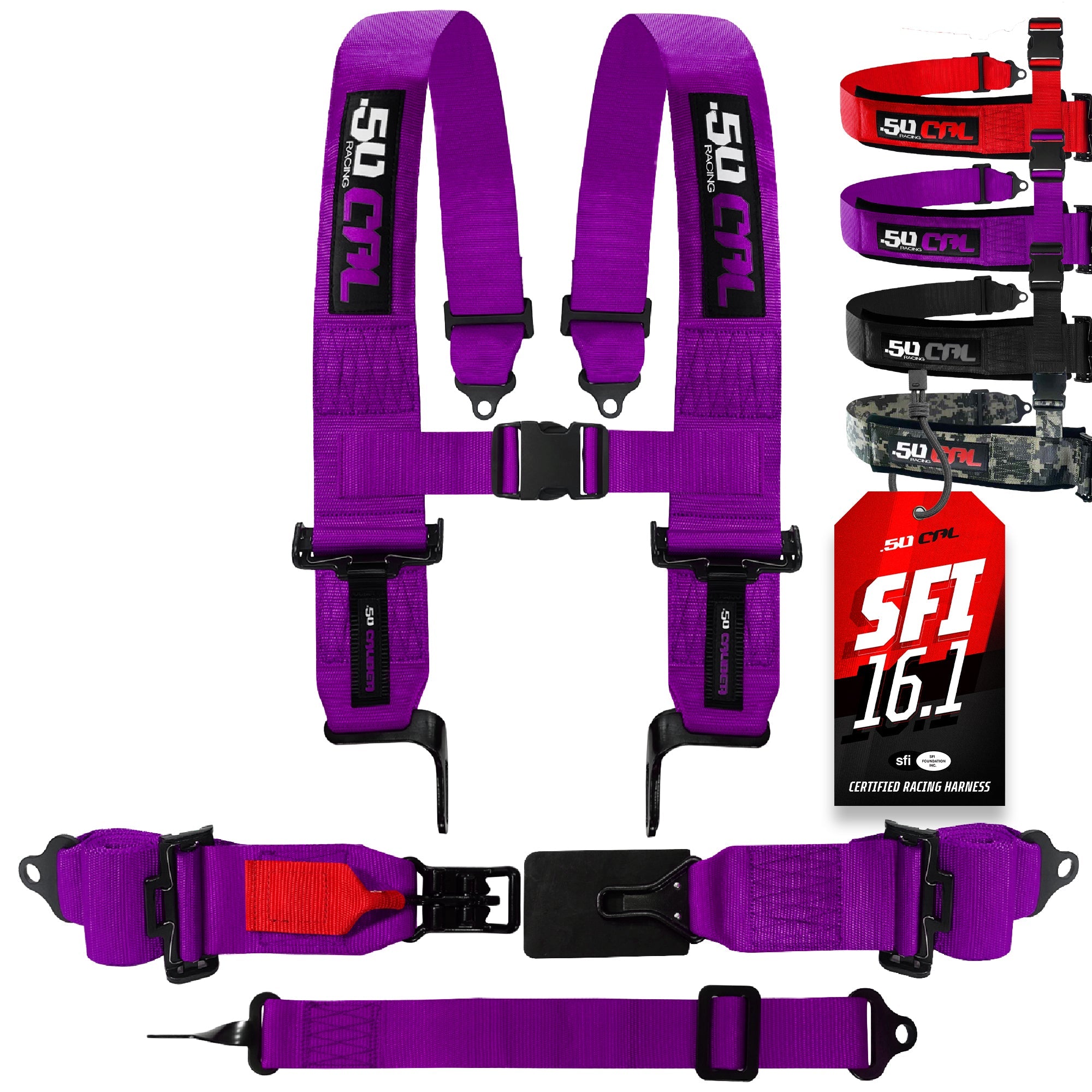 SFI Approved 2" and  3" 5 point Harness, Racing Harness