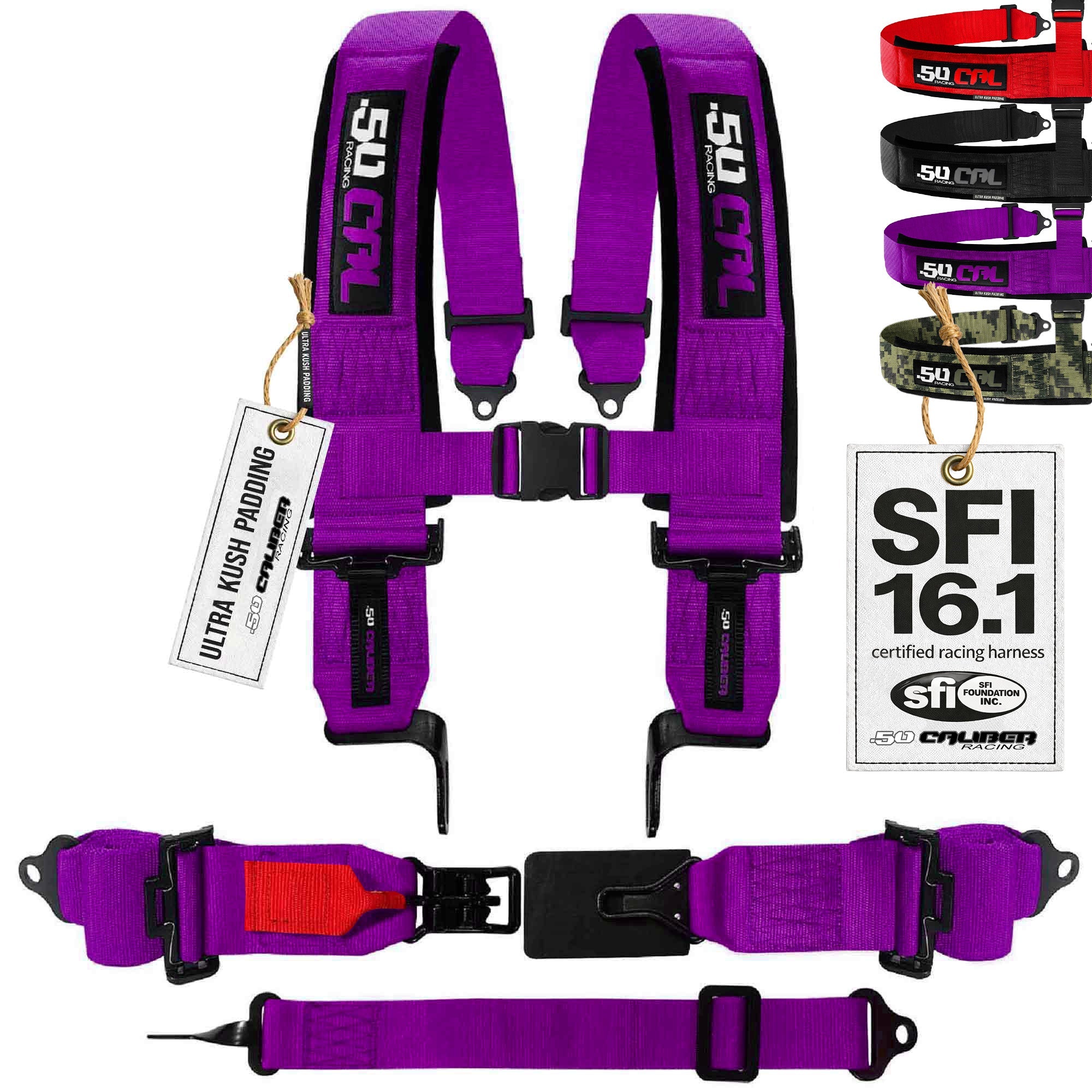 SFI Approved 2" and  3" 5 point Harness, Racing Harness