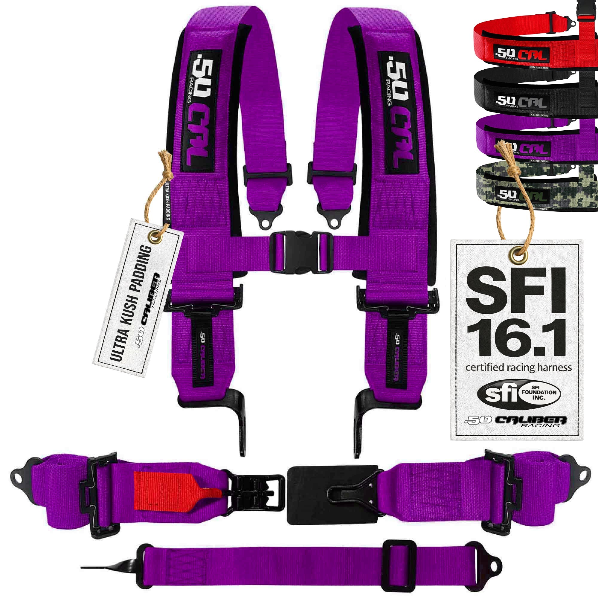 SFI Approved 2" and  3" 5 point Harness, Racing Harness