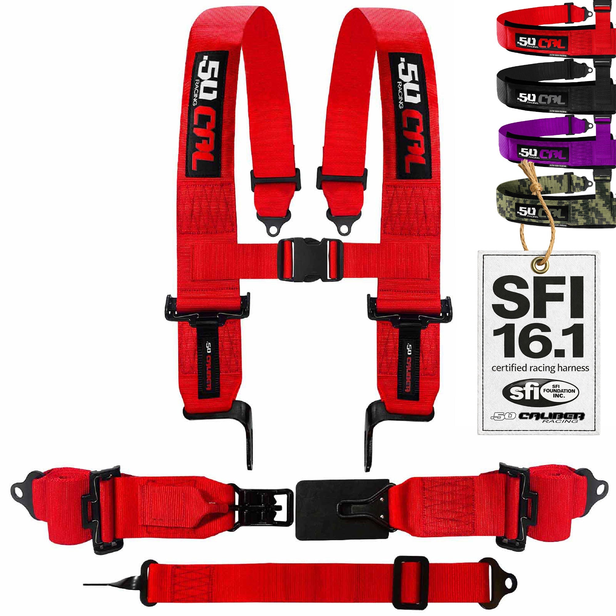 SFI Approved 2" and  3" 5 point Harness, Racing Harness
