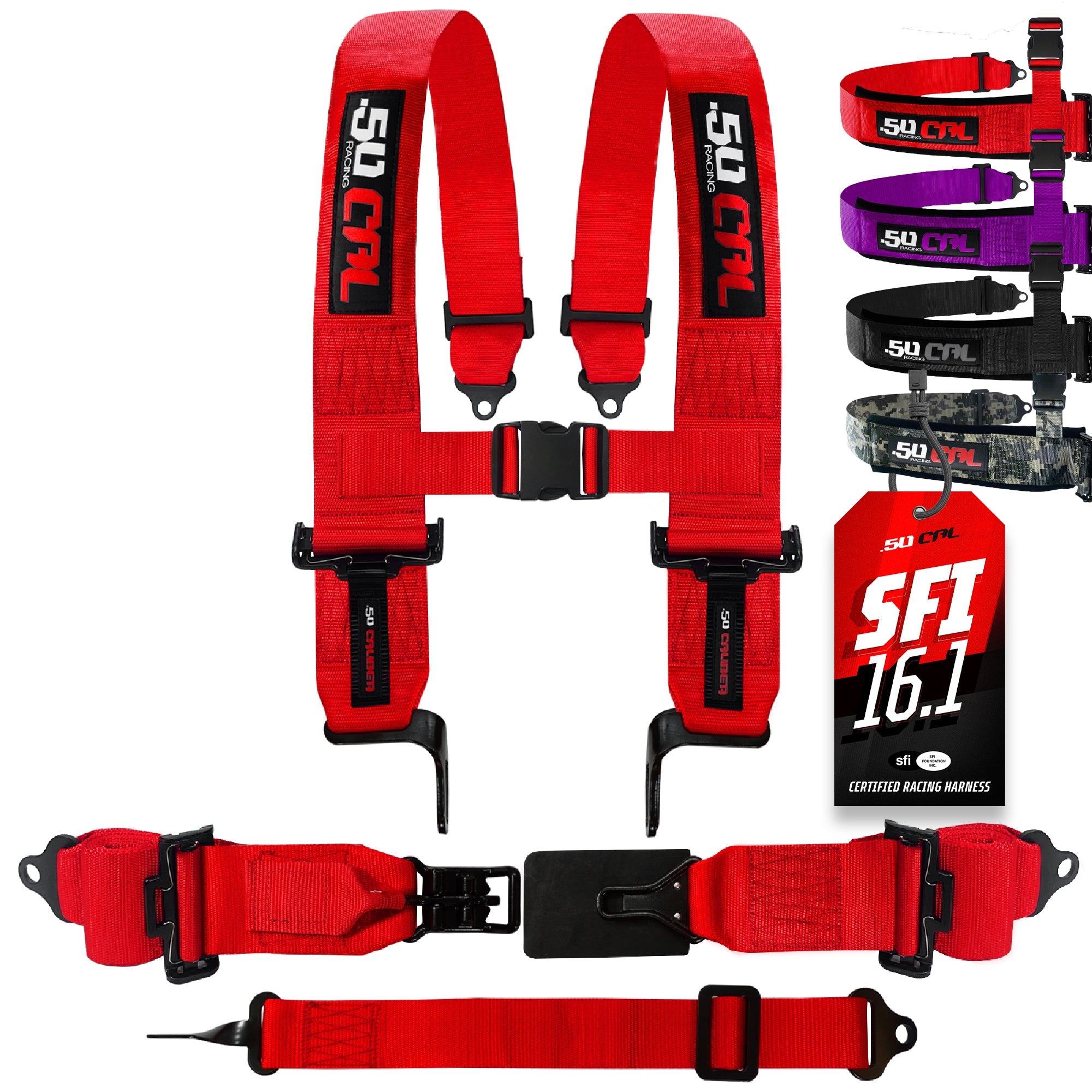 SFI Approved 2" and  3" 5 point Harness, Racing Harness