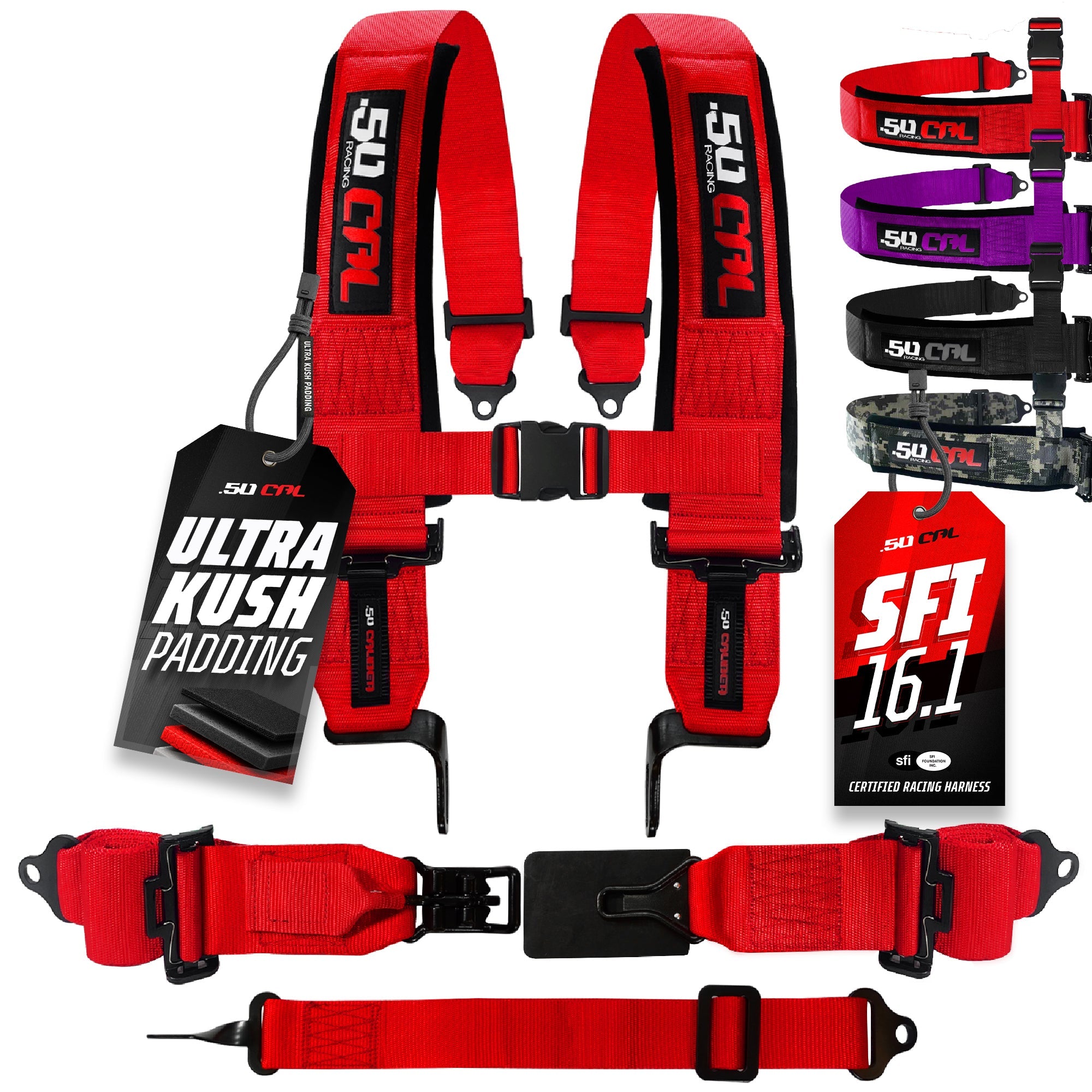 SFI Approved 2" and  3" 5 point Harness, Racing Harness