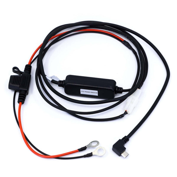 Right angle Micro USB power cable compatible with Icom Sat 100 and Go Pro Hero 1-4