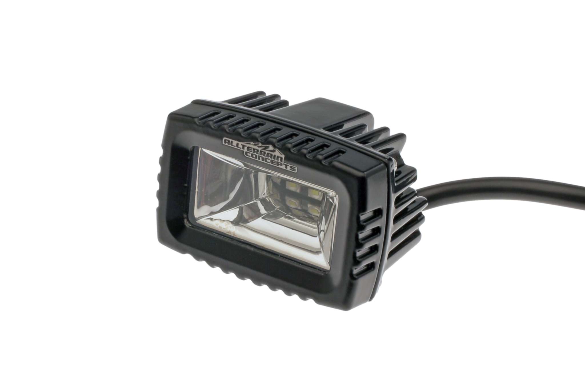 All Terrain Concepts Mini Scene Pods black LED flood light with shatterproof polycarbonate lens and universal mount