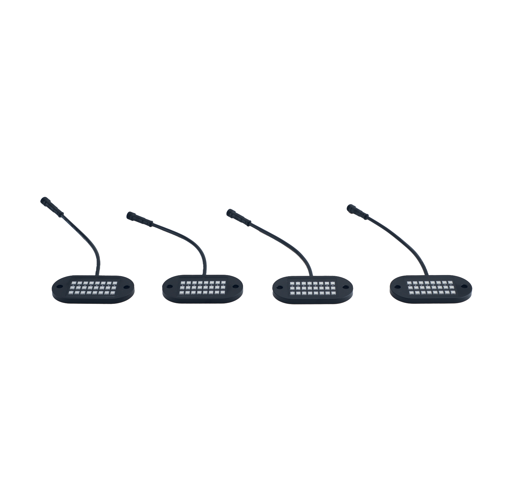 187-style LED rock light 2.0 pod with control harness and sleek compact design