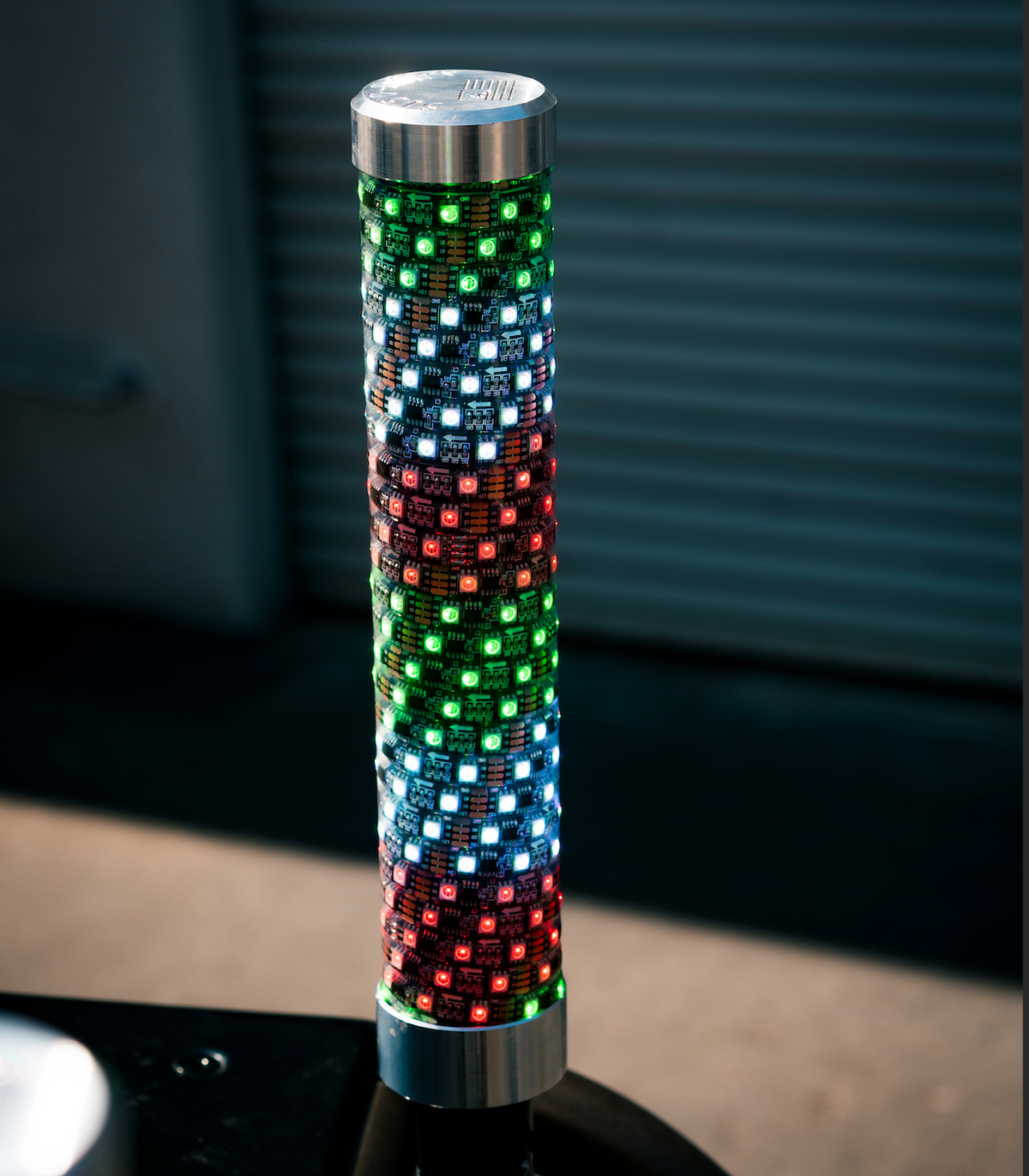 5150 NiteStik Fat Whip with billet aluminum caps, Bluetooth controlled off-road lighting whip