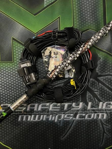 Mwhips 4’ Bluetooth Color Changing Camp Locator - Bright & Waterproof