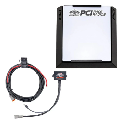 PCI Starlink Mini Antenna with race bracket and hard-wire power cable for off-road connectivity