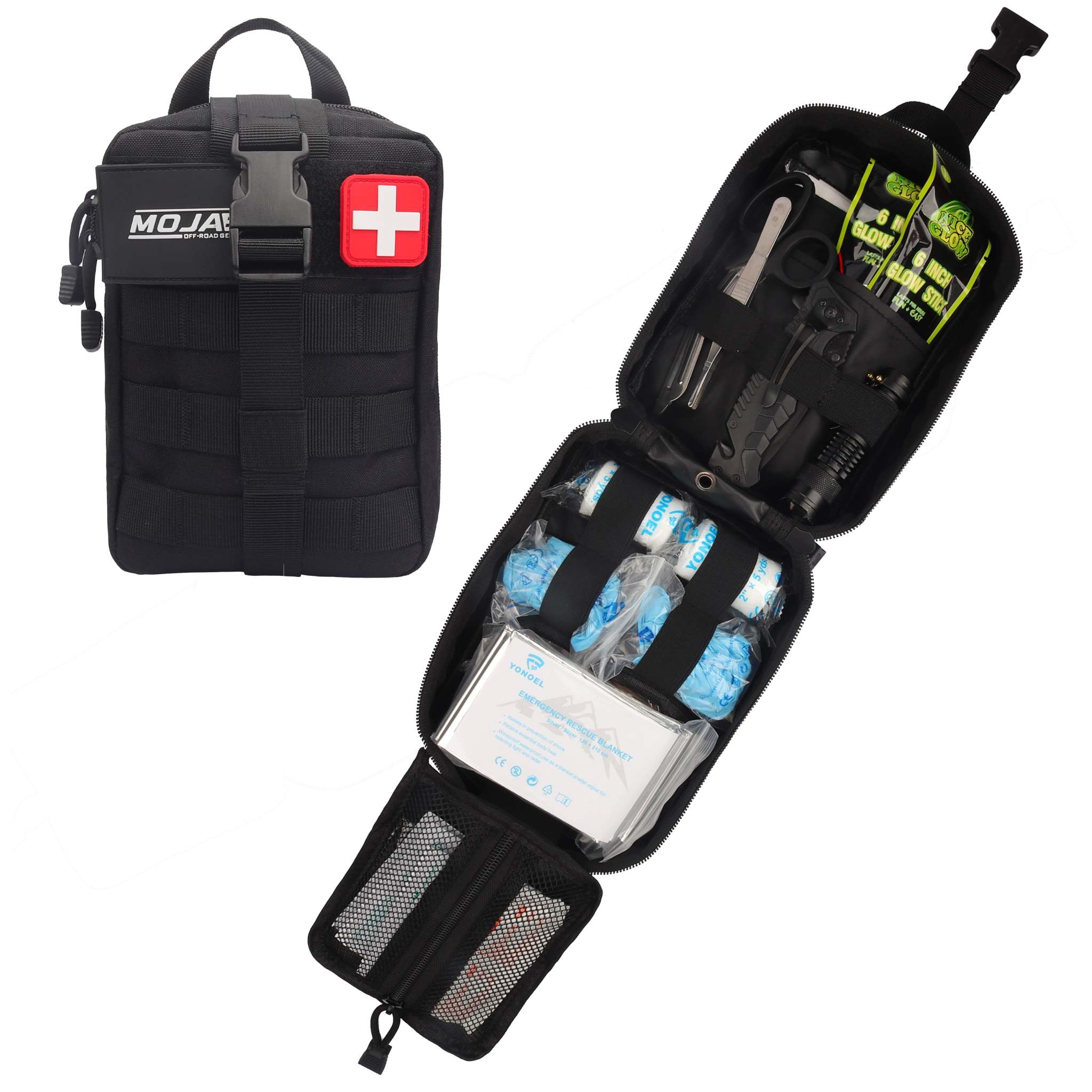 First Aid Kit - 151 Pieces for Home, Car, Camping & Outdoors