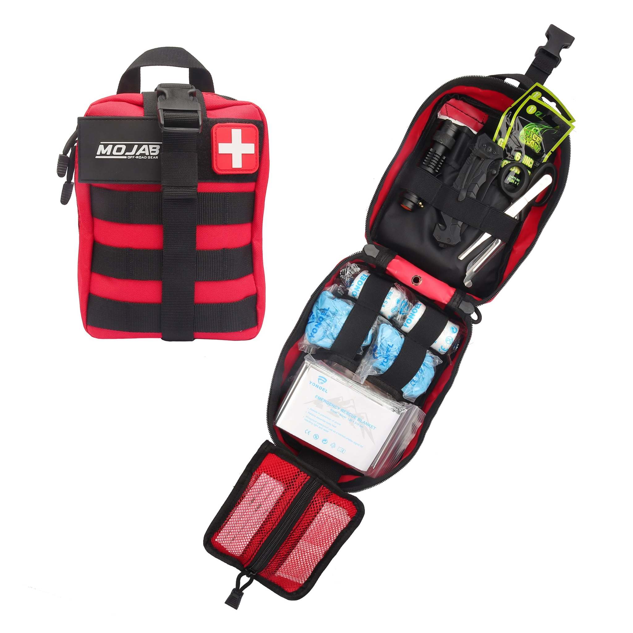First Aid Kit - 151 Pieces for Home, Car, Camping & Outdoors