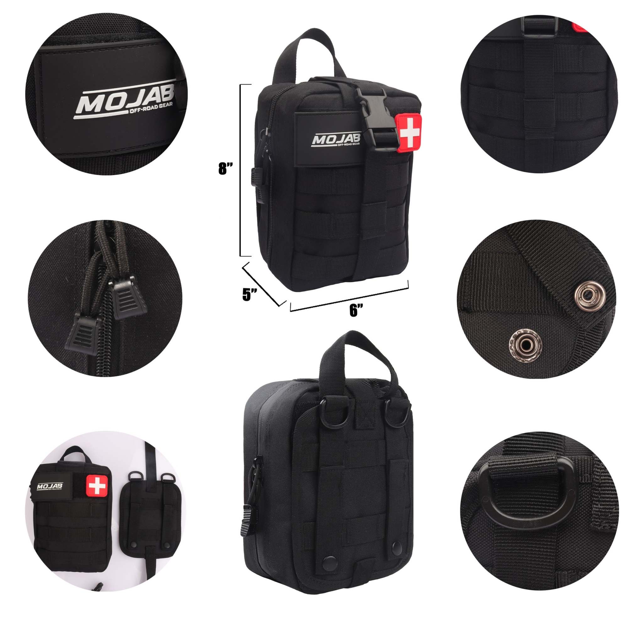 First Aid Kit - 151 Pieces for Home, Car, Camping & Outdoors