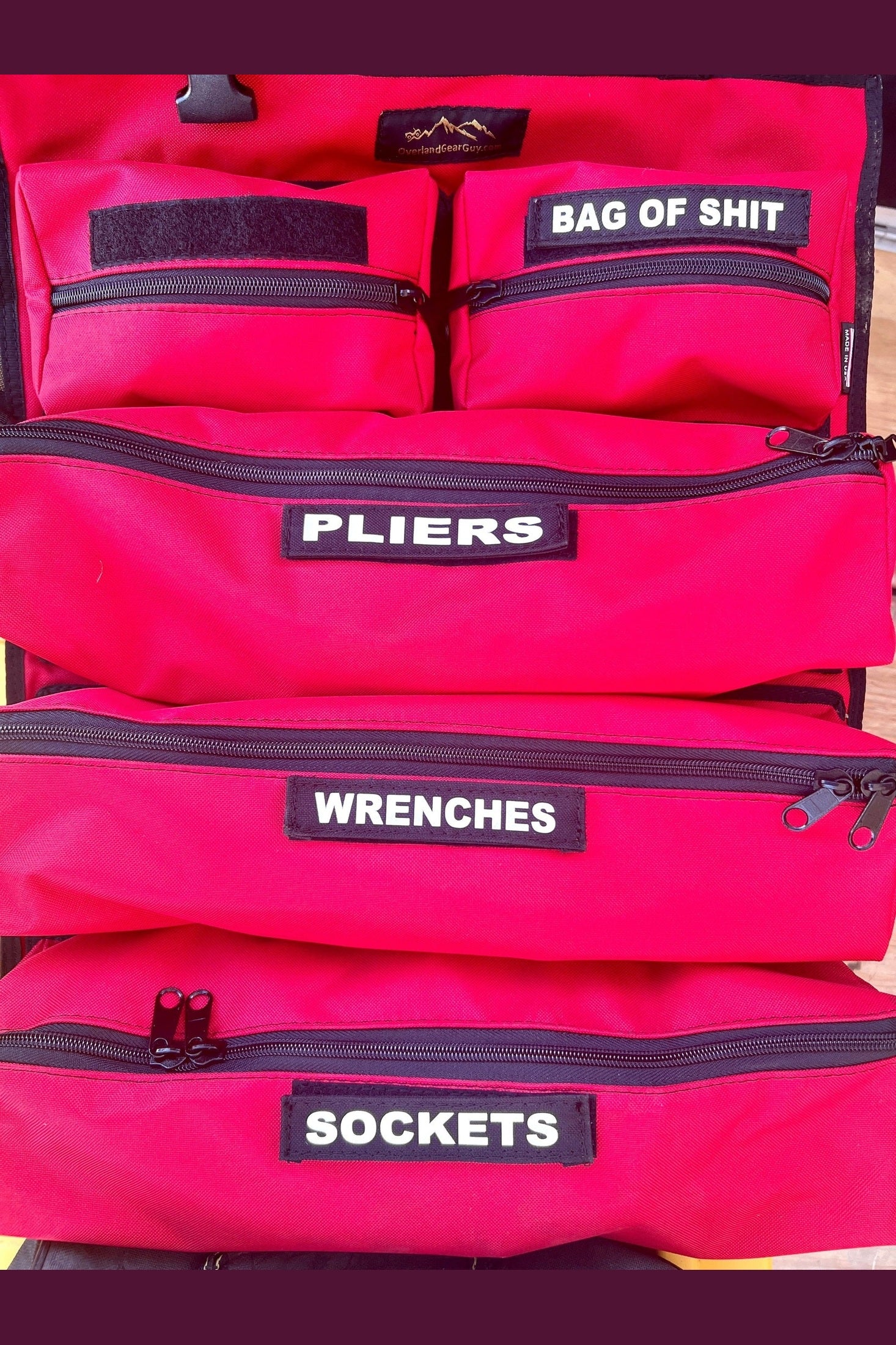 OGG Tool Roll - Tool Wrap Detachable Pockets