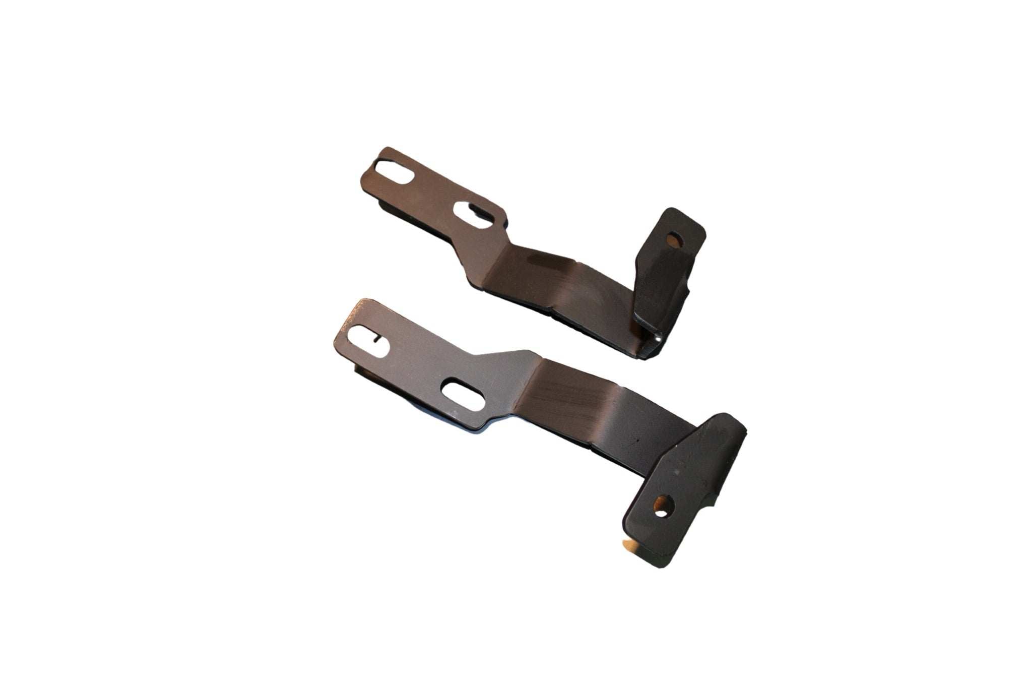 Second generation Toyota Tacoma ditch brackets made of durable 10G steel with powder coating, compatible with 2005-2015 models.