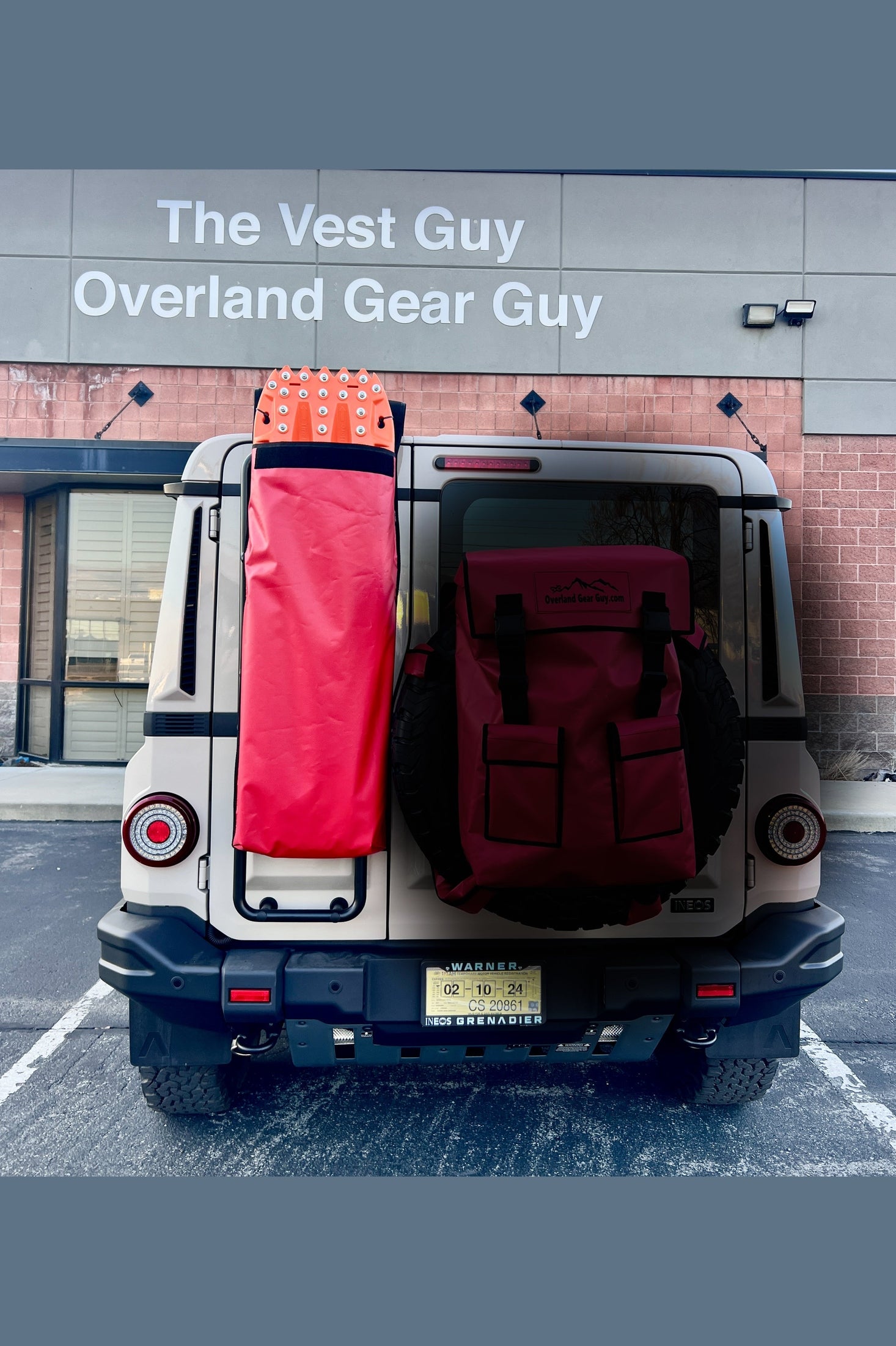Traction Recovery Board Storage Bag LADDER Mount