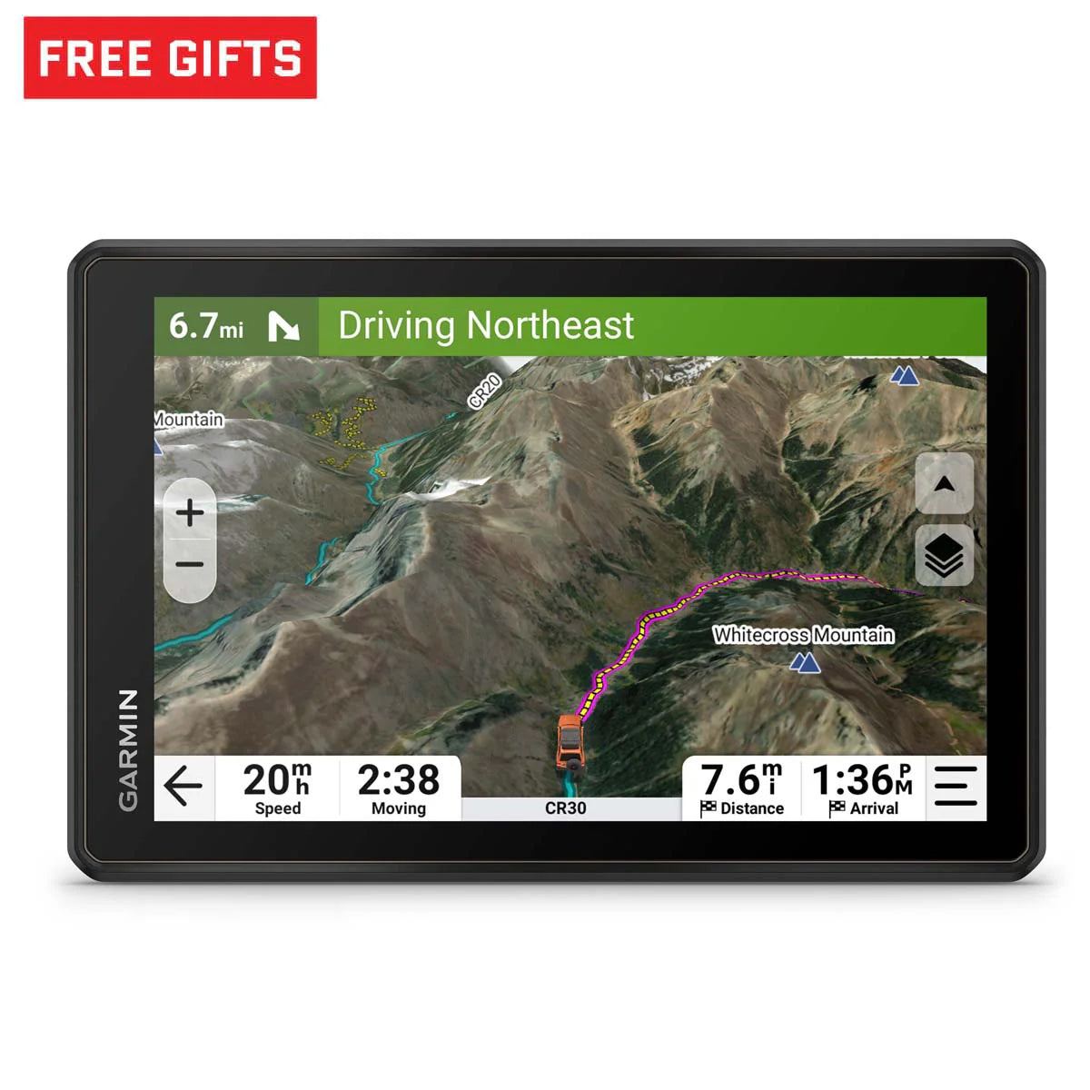 Garmin Tread 2 Overland Edition rugged 8-inch touchscreen GPS navigator for off-road and trail navigation with high-resolution maps and weather-resistant design